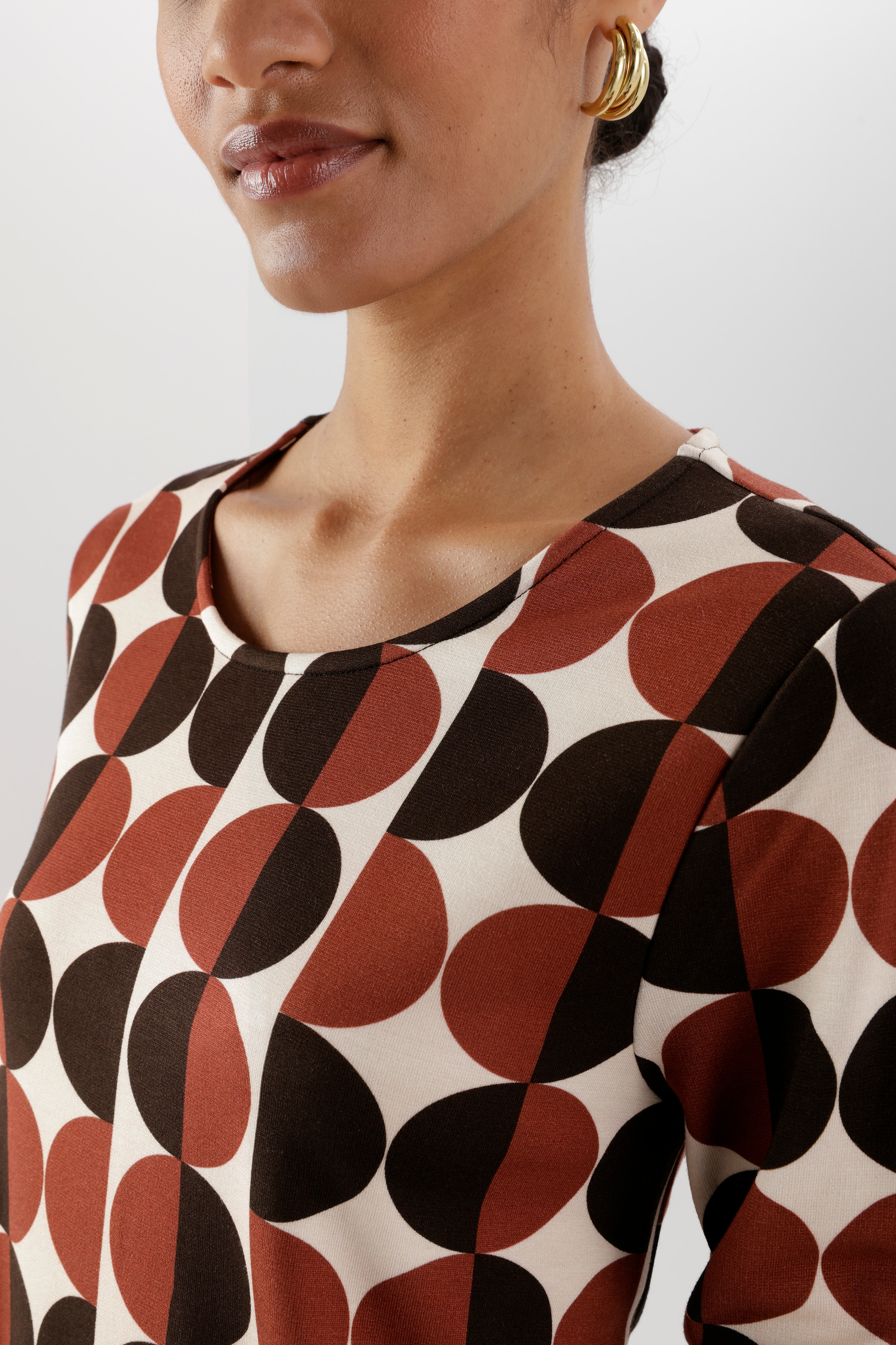 Aniston SELECTED Jerseykleid in leichter A-Linien-Form - NEUE KOLLEKTION