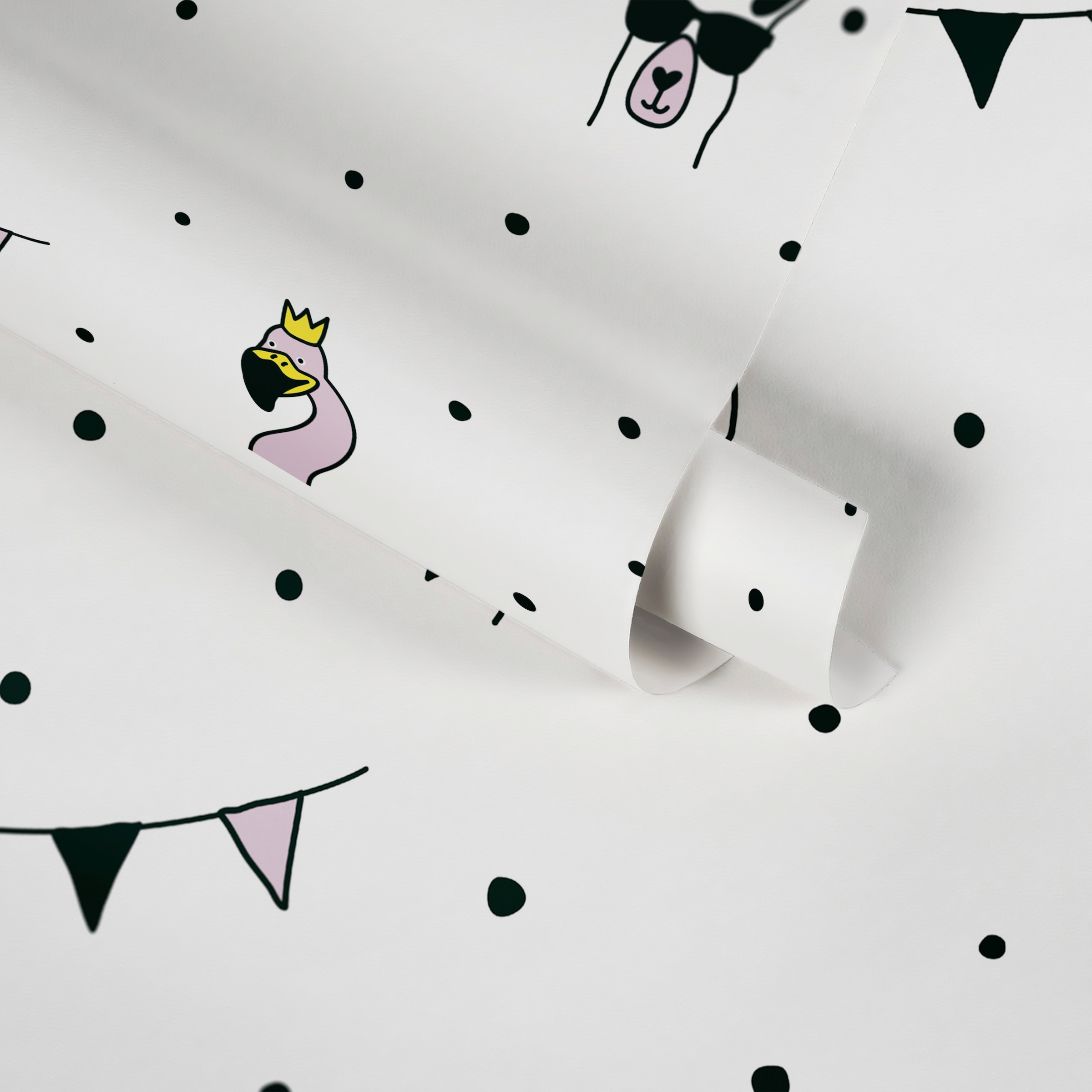 A.S. Création Vliestapete »Little Love«, Motiv-abstrakt-naturalistisch, Kindertapete Tapete Tier Tapeten Kinderzimmer Schlafzimmer Flur Design