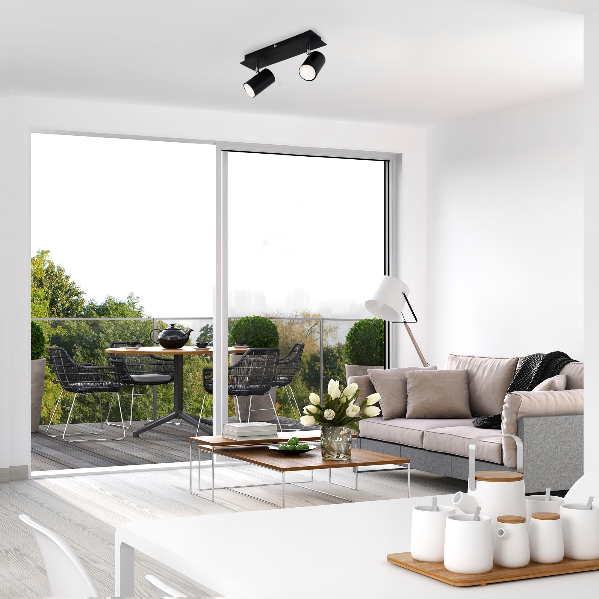 Briloner Leuchten LED Deckenspots »2857025 Run«, Leuchtmittel GU10   ohne L günstig online kaufen