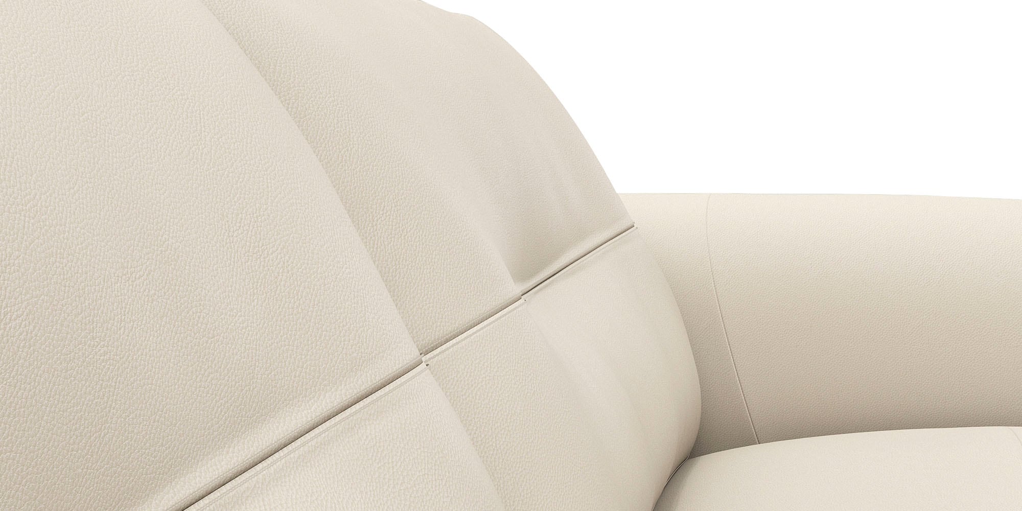 FLEXLUX 2,5-Sitzer »Glow Sofa, Couch,«, Premium-Sitz: Kaltschaum & Federkern, Arml. Walnuss, Fuß Alu