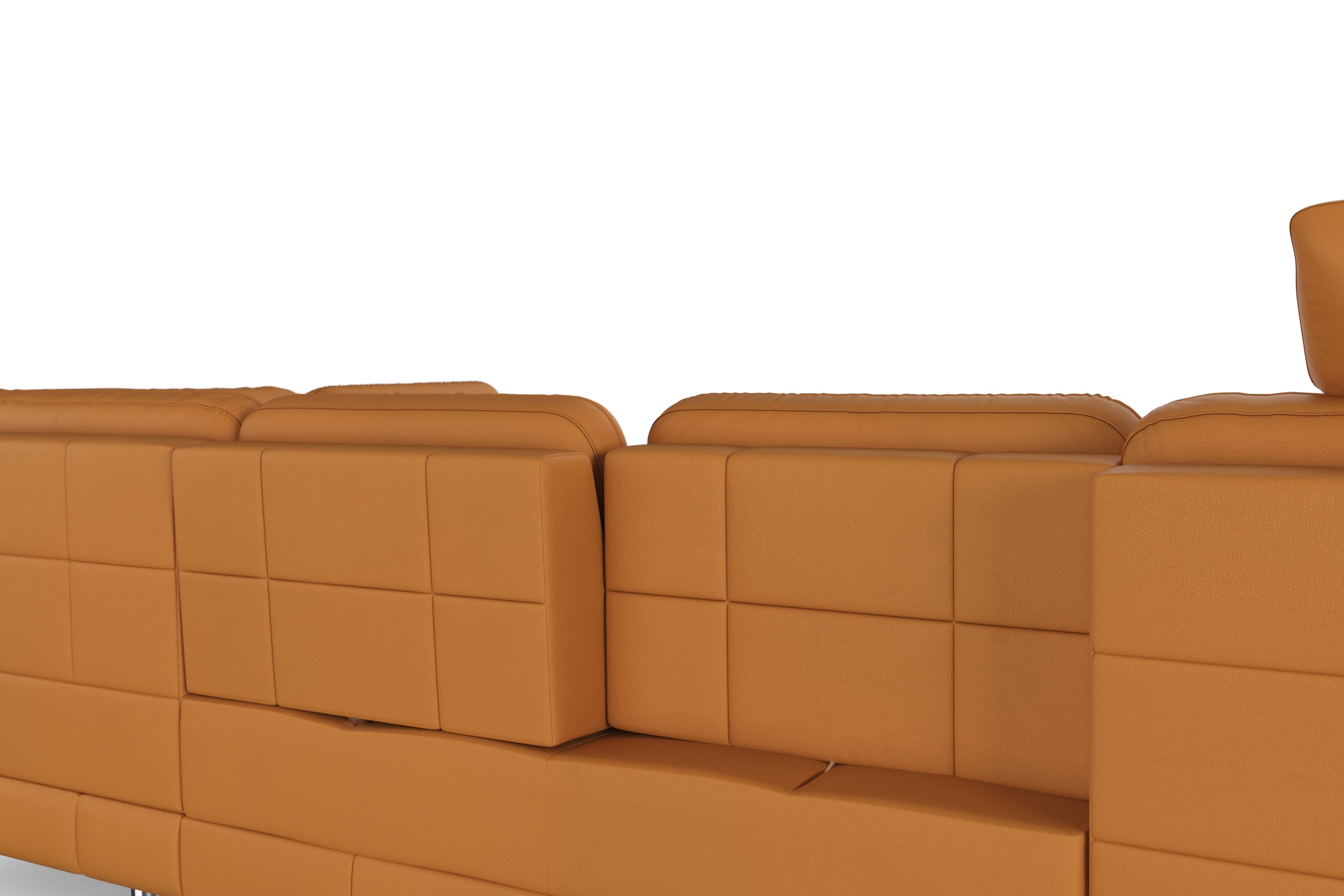 sit&more Wohnlandschaft »Bendigo U-Form«, inklusive Sitztiefenverstellung, Bodenfreiheit 12 cm, in 2 Fußfarben
