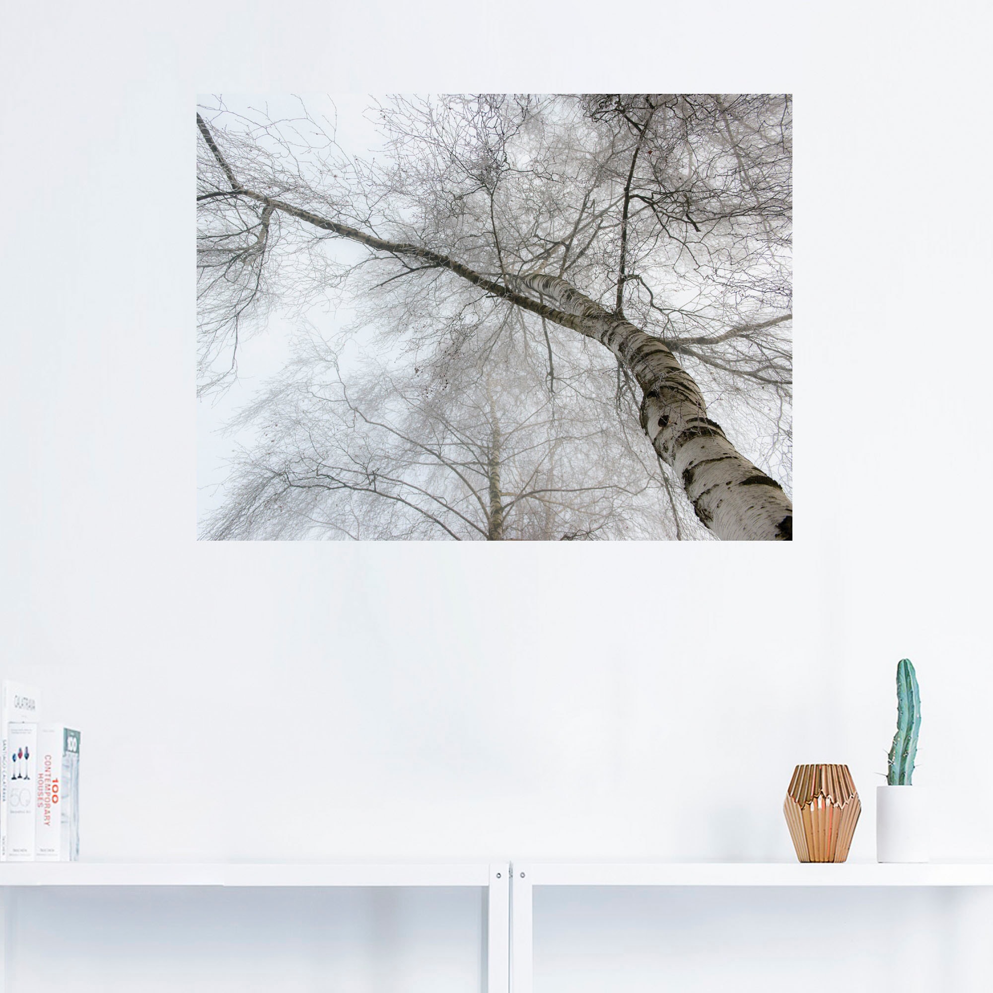 Artland Wandbild »Winter Birke«, Bäume, (1 St.), als Leinwandbild, Wandaufk günstig online kaufen