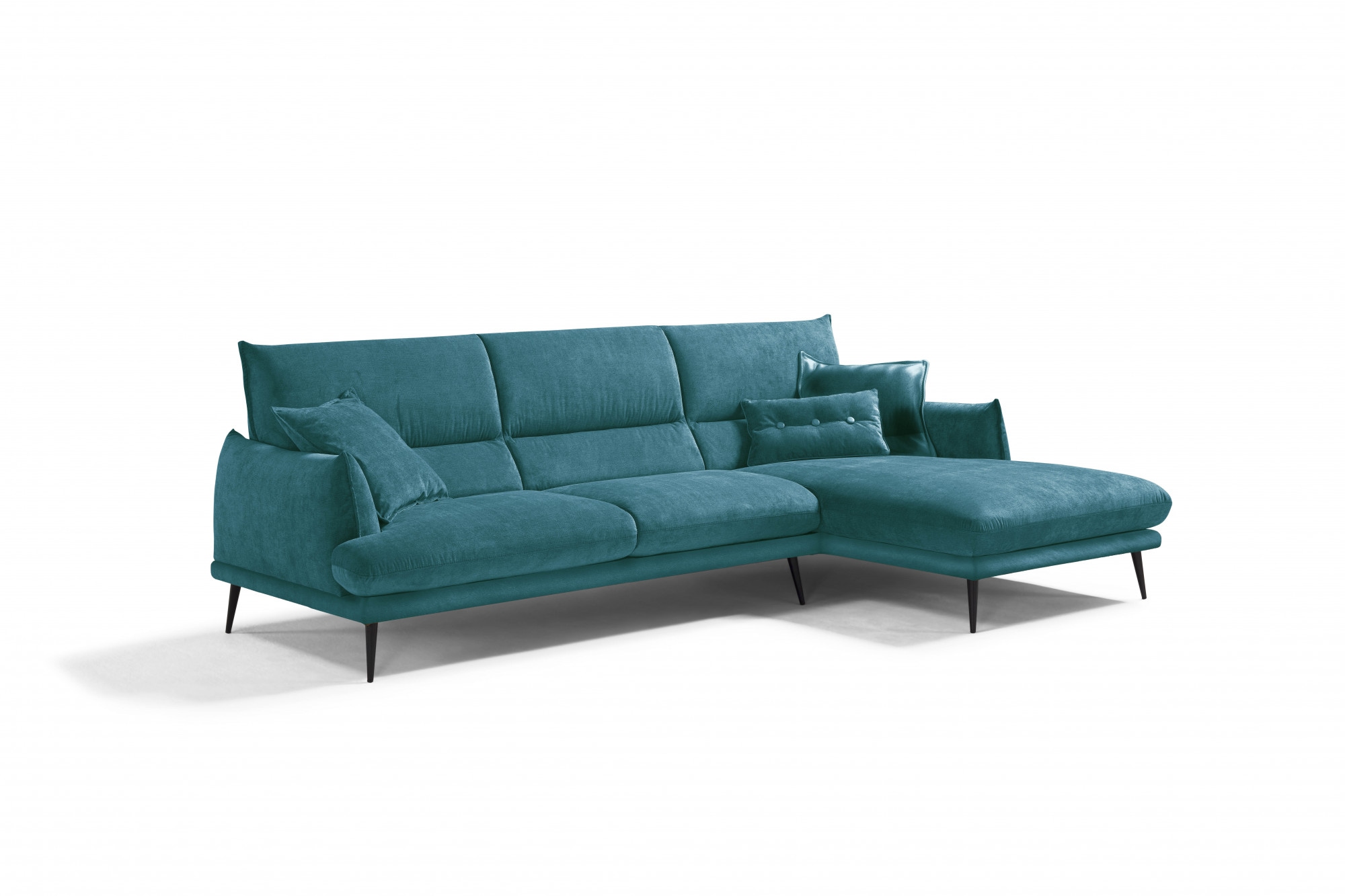 Egoitaliano Ecksofa »FUNNY, hochwertiges und aktuelles Design, bequeme Rück günstig online kaufen