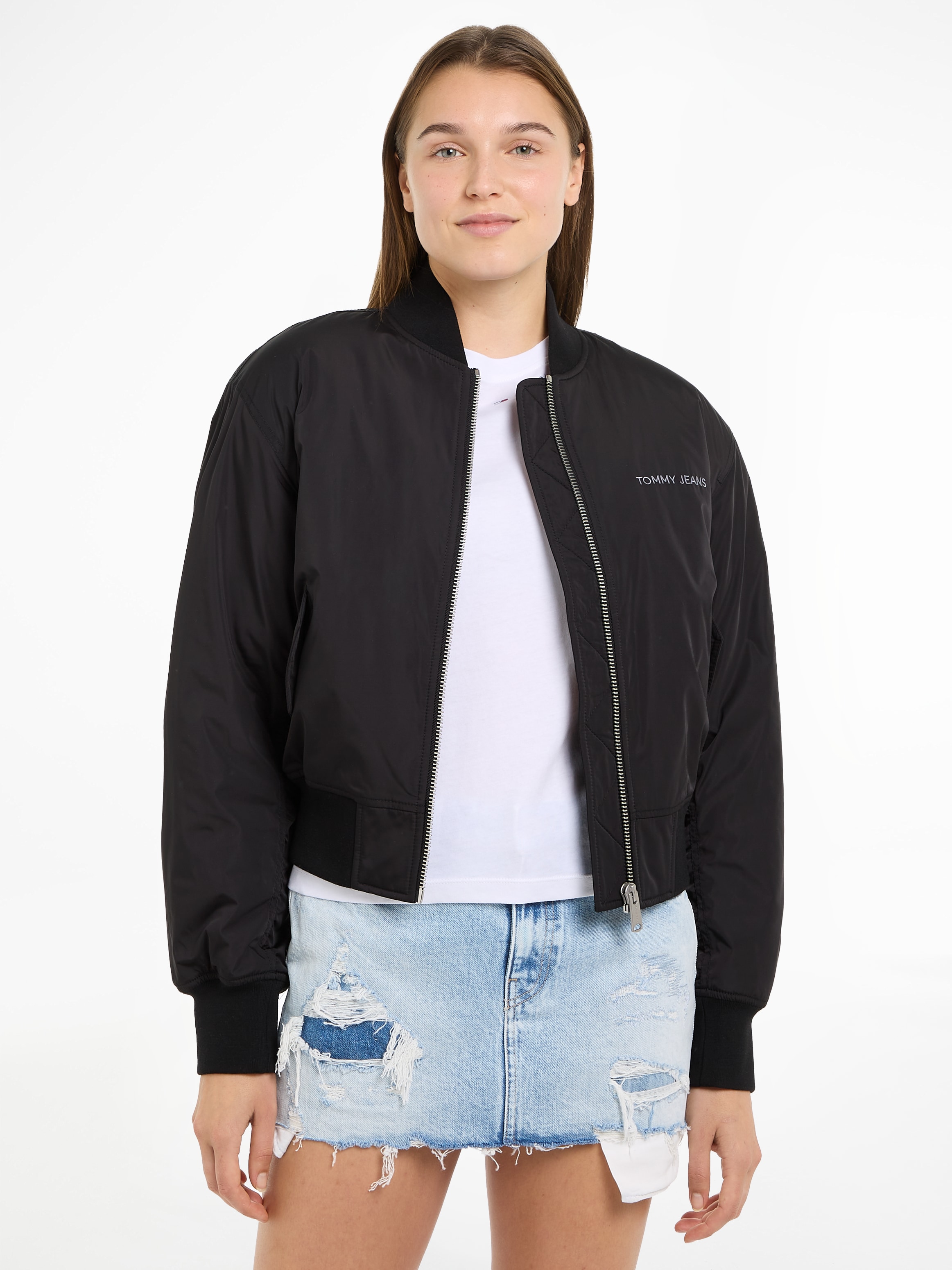 Bomberjacke »TJW ESSENTIALS BOMBER JACKET EXT«, mit Tommy Jeans Markenlabel