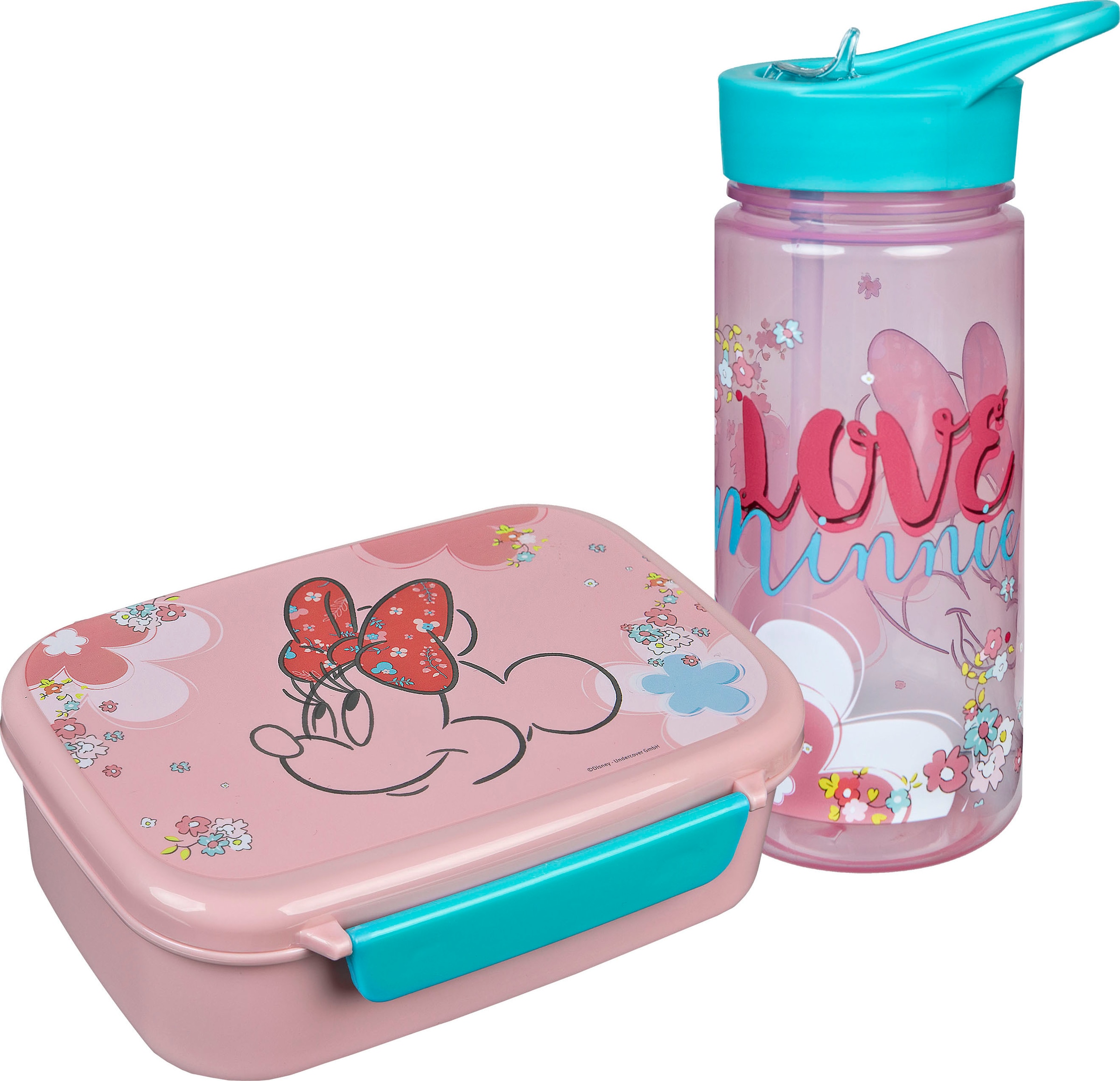 Scooli Lunchbox »Brotzeitdose & Trinkflasche, Minnie Mouse«, (Set, 2 tlg.), günstig online kaufen