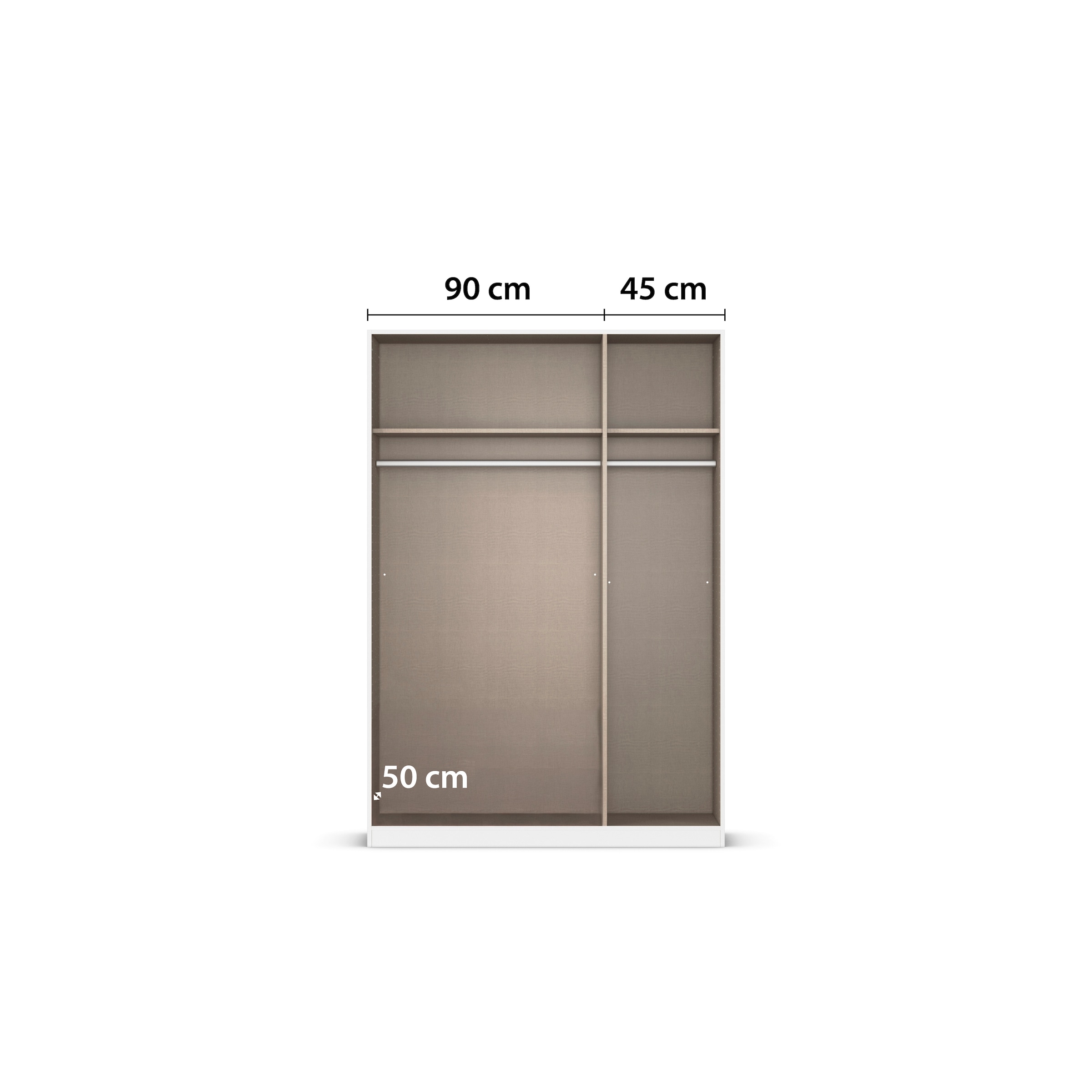 rauch Kleiderschrank »Marlene«, (in 3 verschiedenen Ausstattungen BASIC/CLASSIC/PREMIUM), in 3 Breiten 91/136/181 cm im Landhaus-Stil MADE IN GERMANY