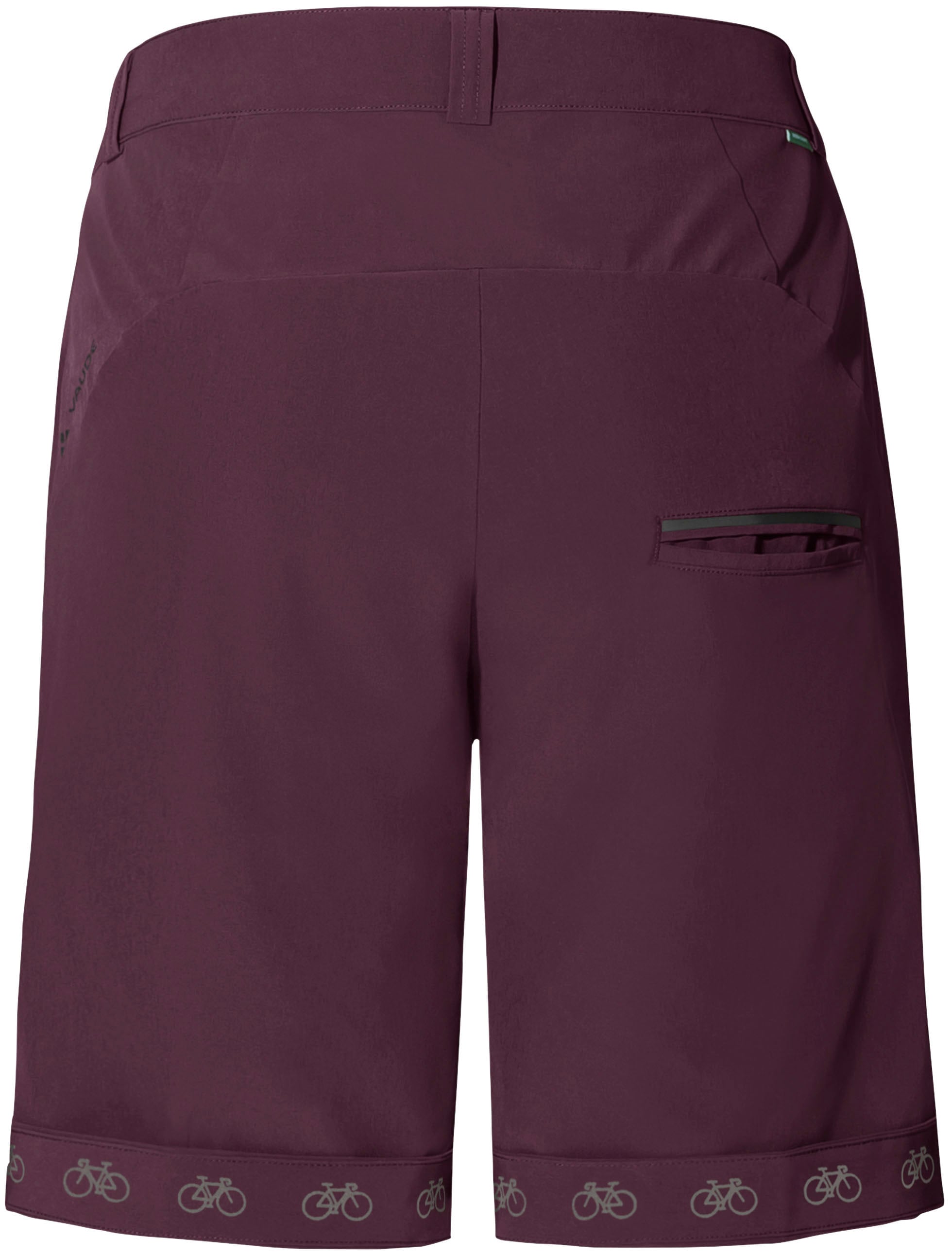 VAUDE Fahrradhose »WOMEN'S CYCLIST SHORTS«, reflektierende Elemente