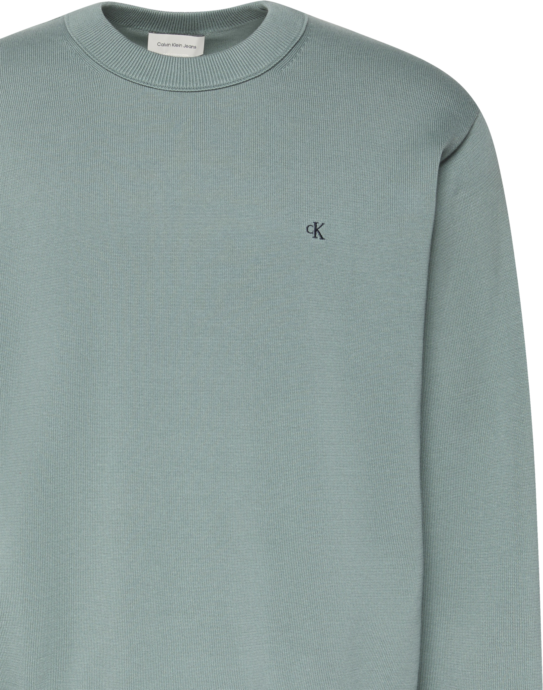 Calvin Klein Strickpullover »LS EZ COTTON CREWNK SWEATER 12GG« Mit Rundhalsausschnitt