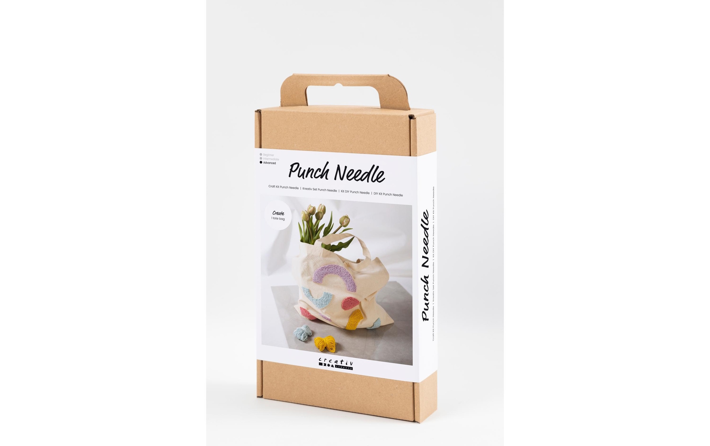 creativ company Kreativset »Punch Needle Einkaufstasche«