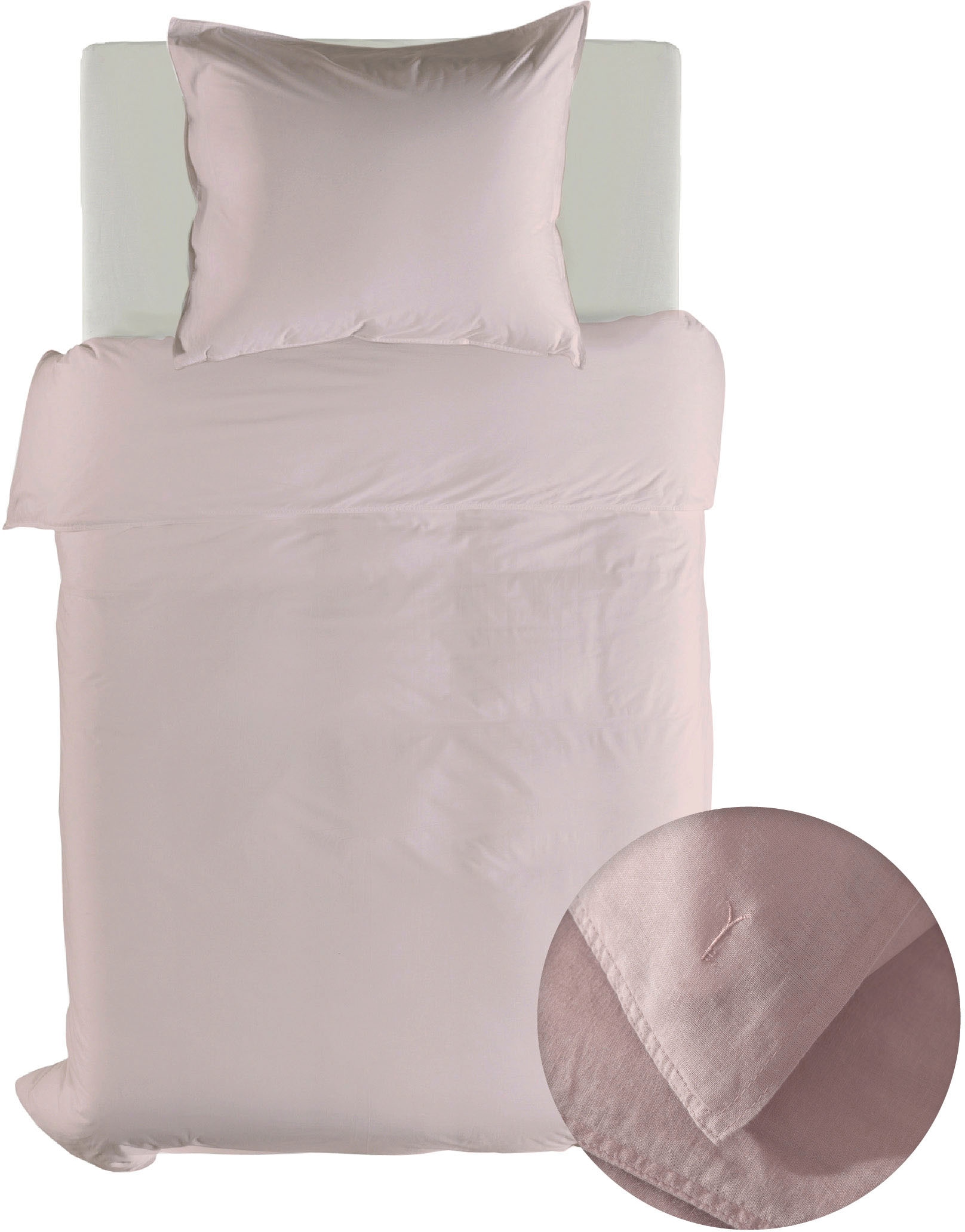 YELLOW Bettwäsche »Suite-Saint-Tropez« 2 tlg. Bettwäsche aus 55% Leinen und günstig online kaufen