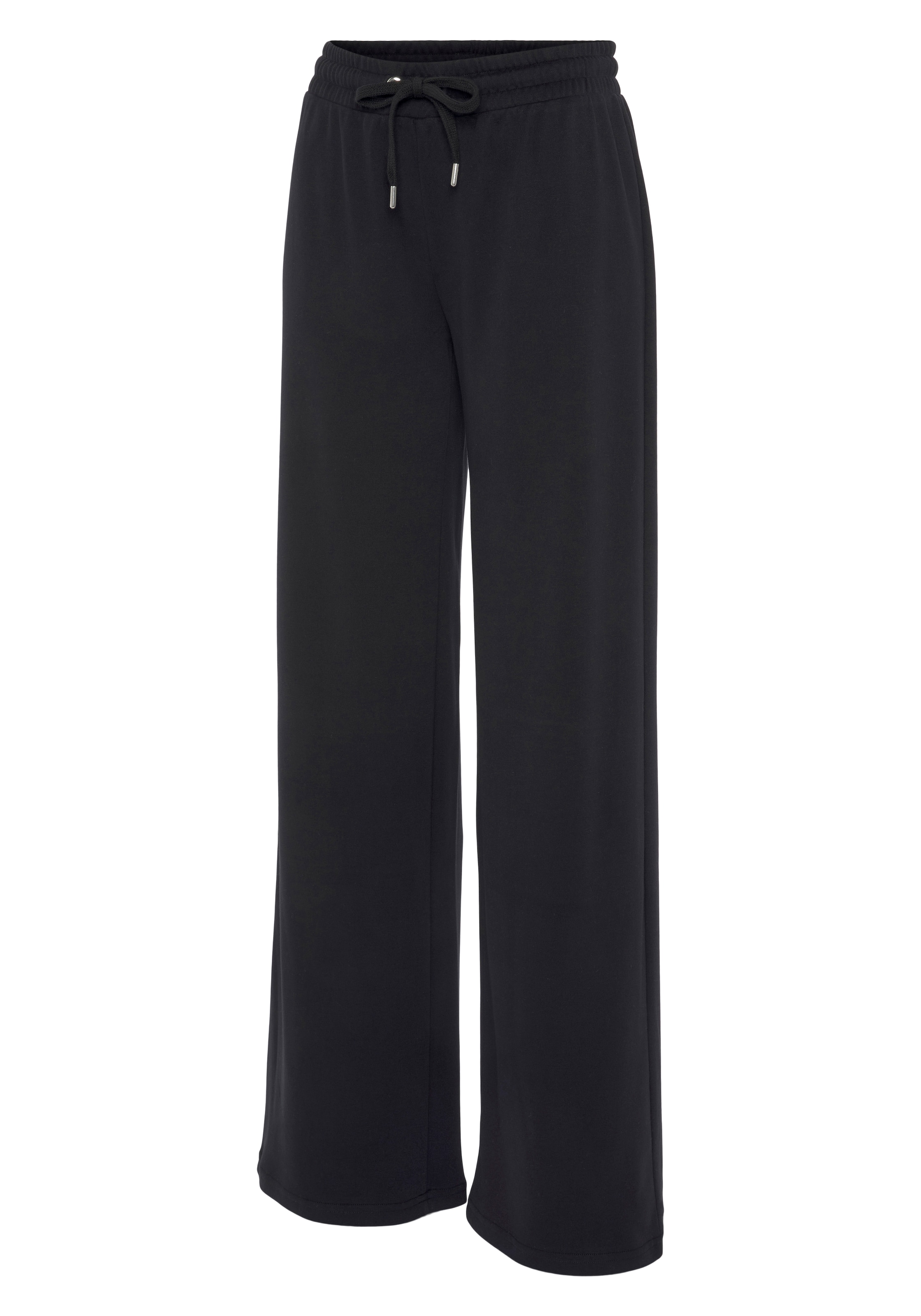 LASCANA Sweathose, mit ausgestelltem Bein, Loungewear