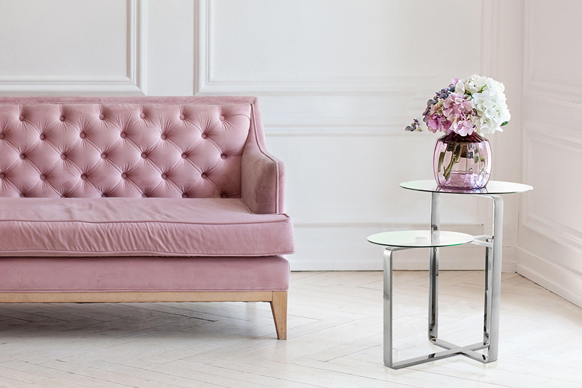 Kayoom Beistelltisch »Catrice 125, Ausgefallenes Gestell aus stabilem Edels günstig online kaufen