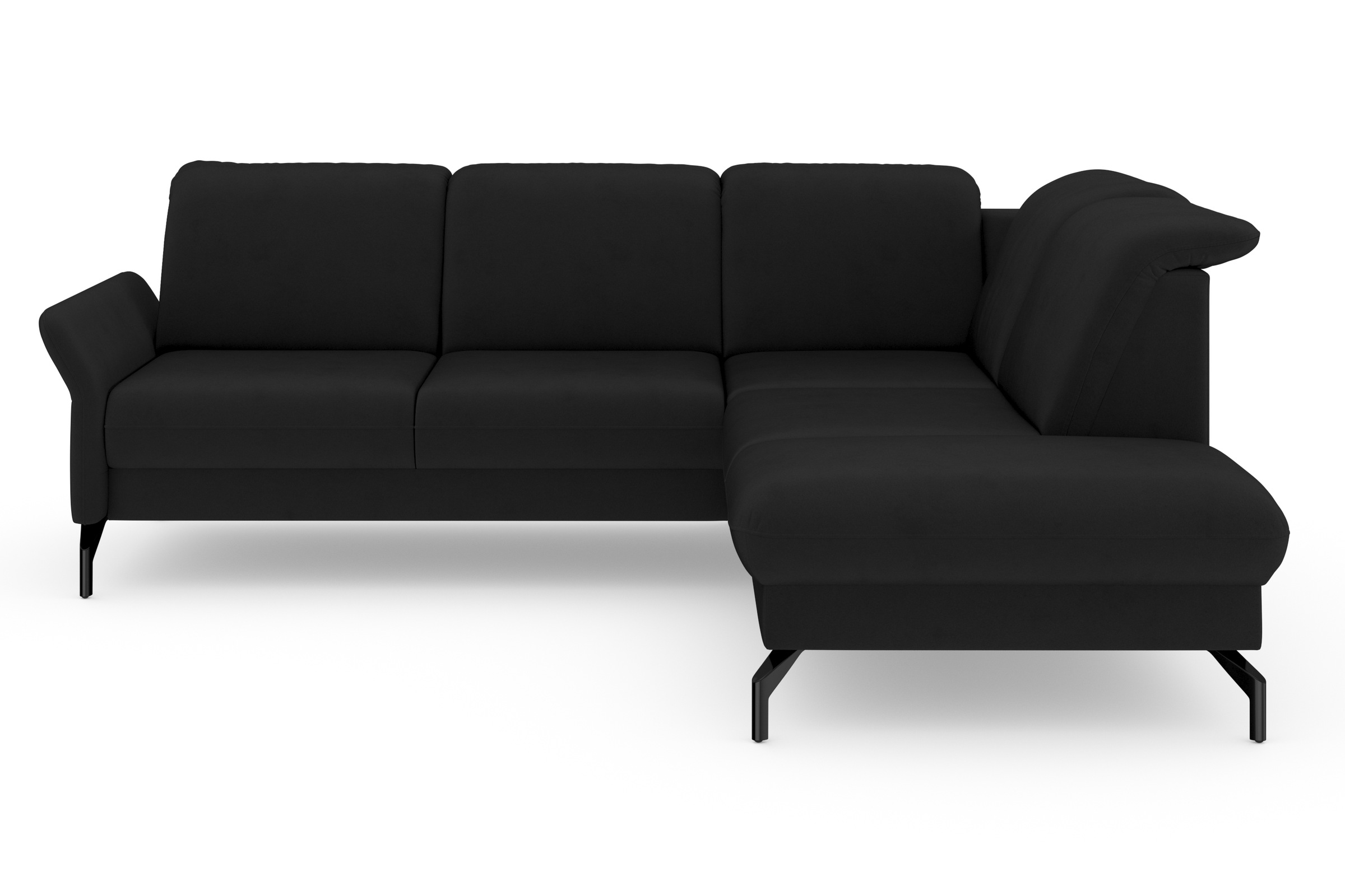 sit&more Ecksofa »Fashion L-Form«, wahlweise mit Kopfteilverstellung und Vorziehsitz, motorisch