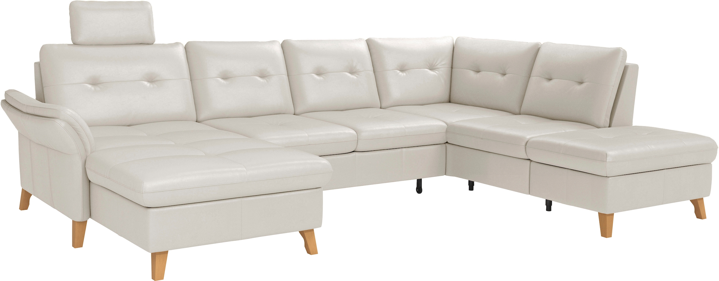 sit&more Wohnlandschaft »Göteborg«, inkl. Sitztiefenverstellung, wahlweise mit Bettfunktion & Bettkasten