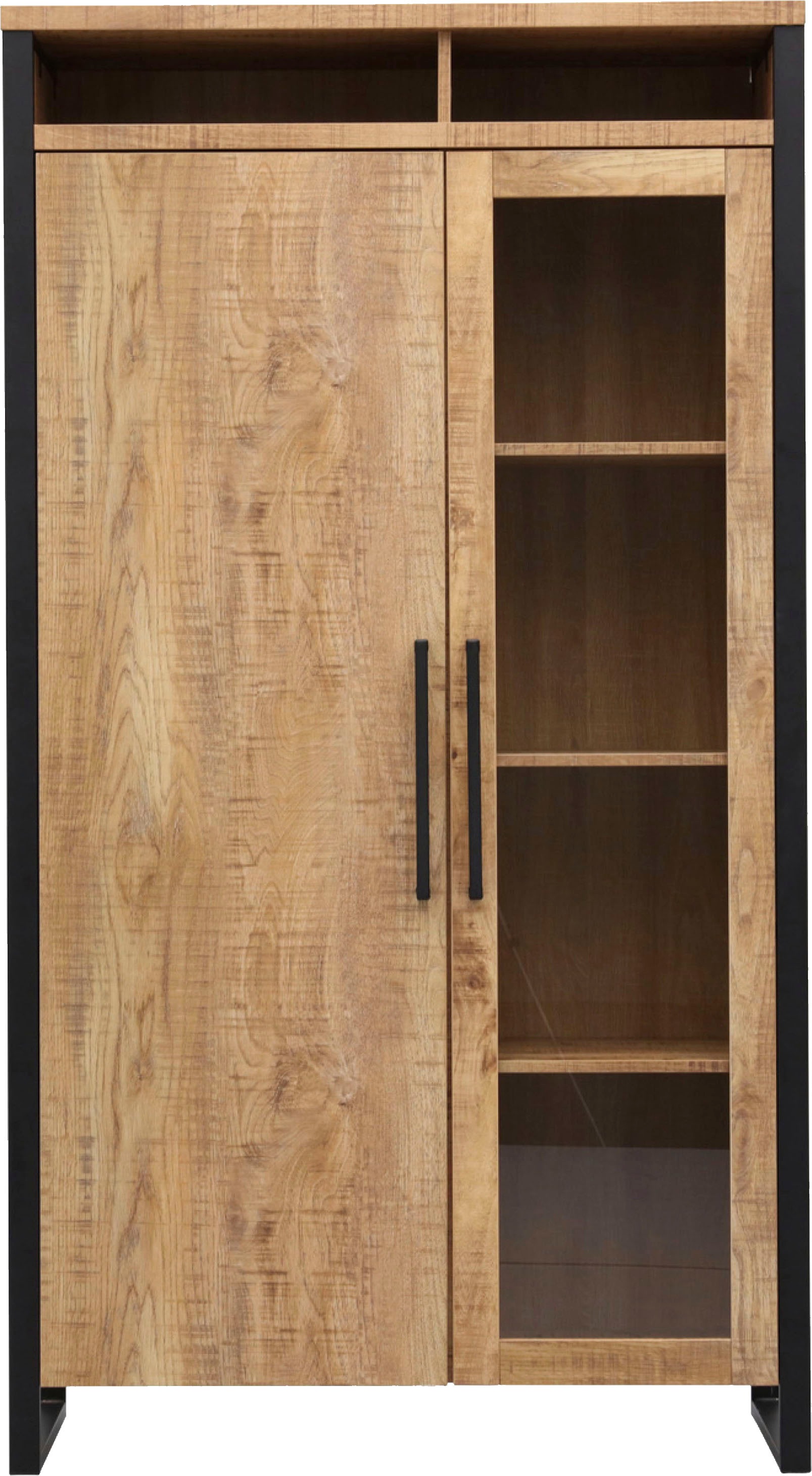 OMG Design Vitrine »Carriba Wohnzimmerschrank«, Höhe 190 cm, mit Soft-Close