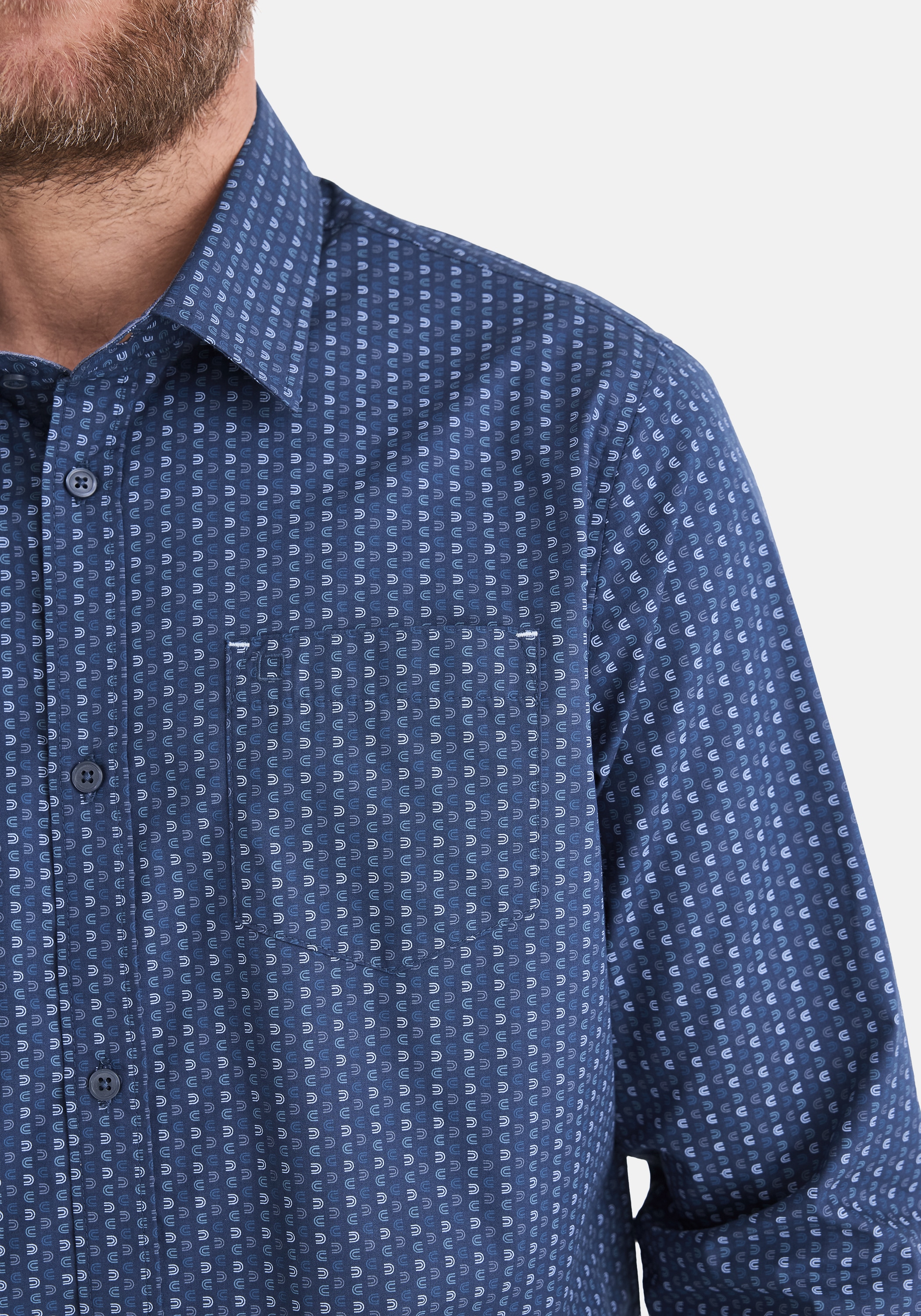 Stooker Men Langarmhemd »HUGH Hemd Langarm Regular Fit« Langarm Hemd Regular Fit für Herren