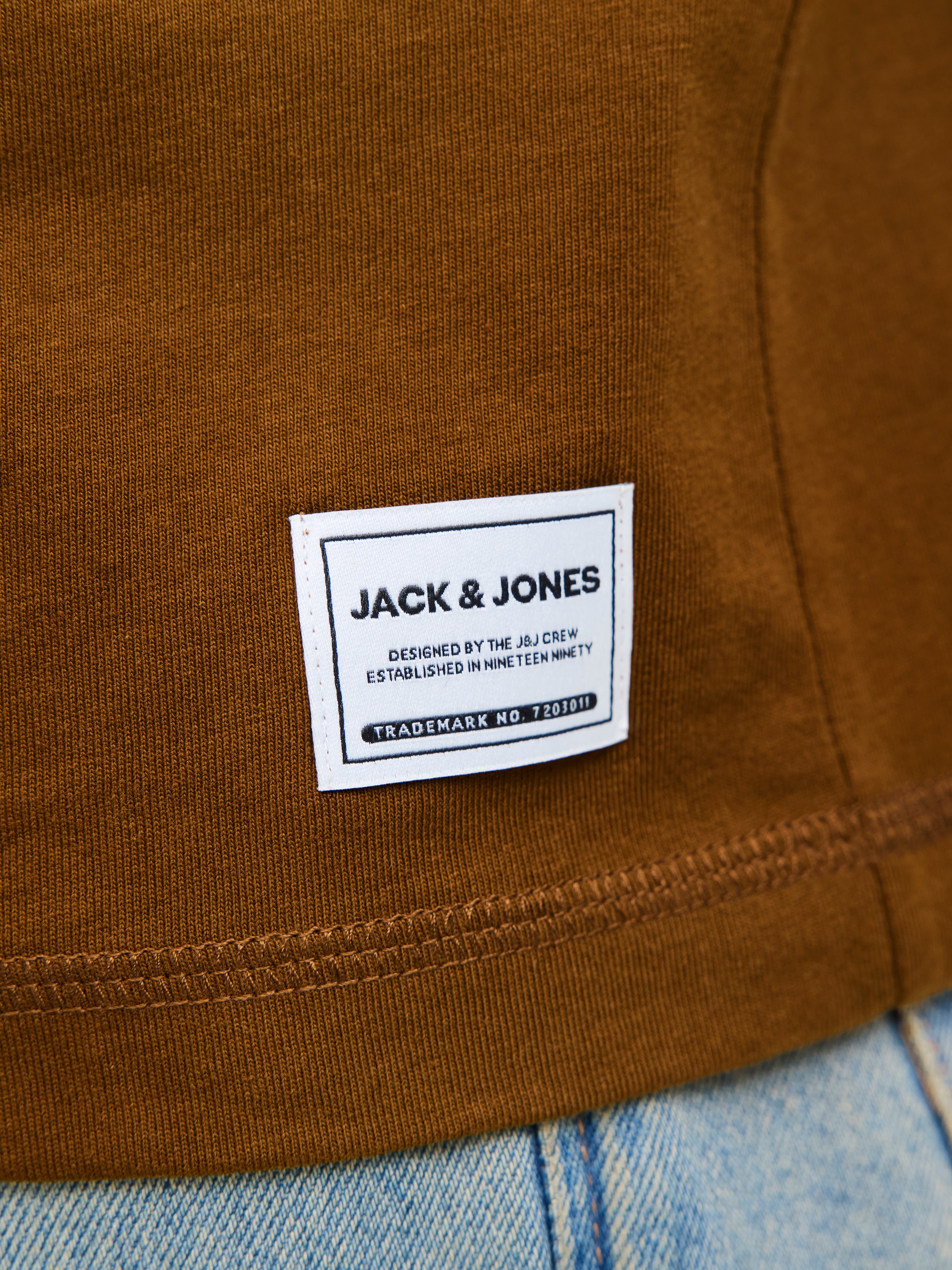 Jack & Jones Rundhalsshirt »JJEDOVER TEE SS CREW NECK«