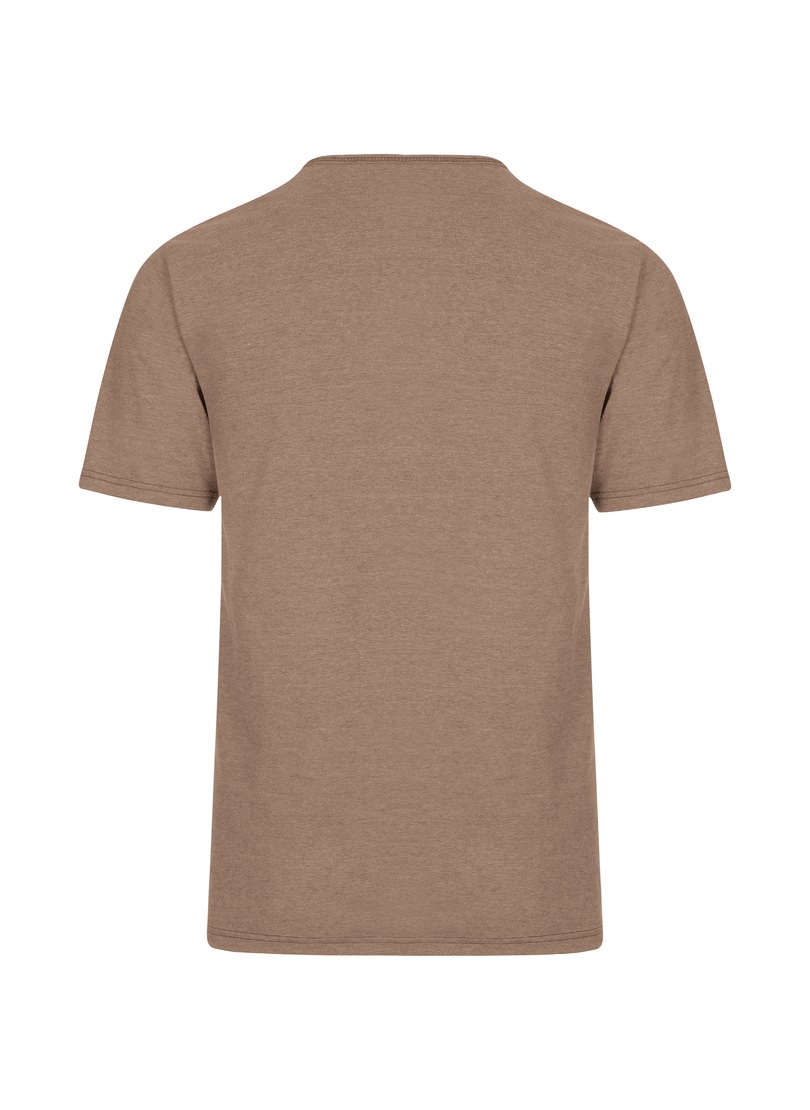 Trigema T-Shirt »TRIGEMA T-Shirt mit Knopfleiste DELUXE Baumwolle«, (1 tlg.)