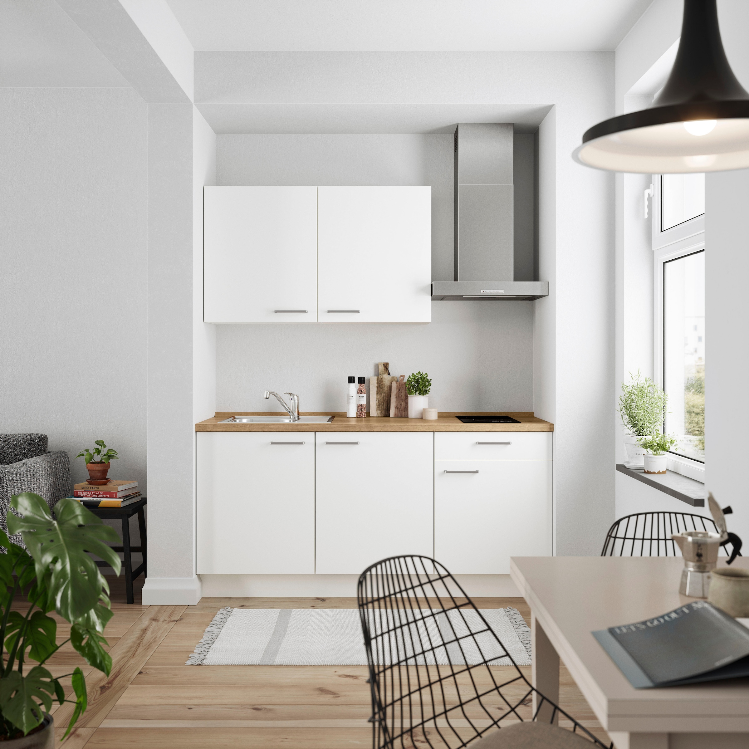 nobilia® Küchenzeile »"Touch I"« vormontiert, Ausrichtung wählbar, Breite 1 günstig online kaufen