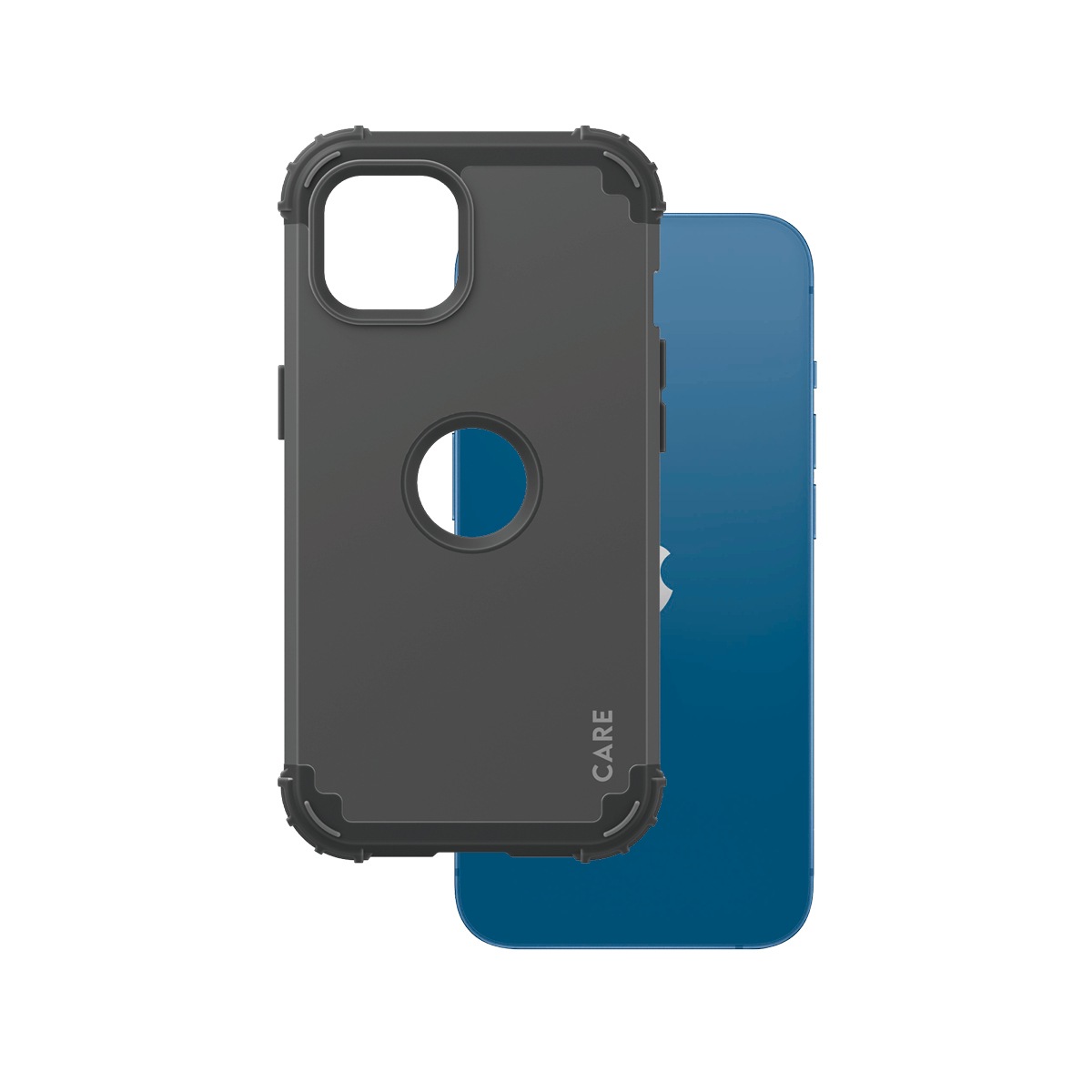 CARE by PanzerGlass Handyhülle »Force Rugged Case für Apple iPhone 14/13«, Backcover, Schutzhülle, Handyschutzhülle, Case, Schutzcase, stoßfest