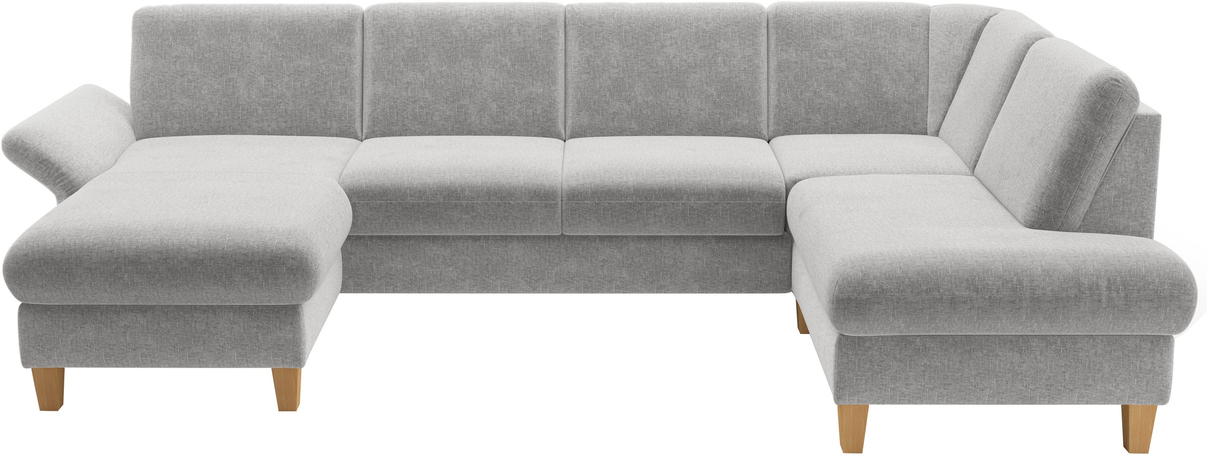 Home affaire Wohnlandschaft "Rochelle, U-Form", optional mit Armteilverstel günstig online kaufen