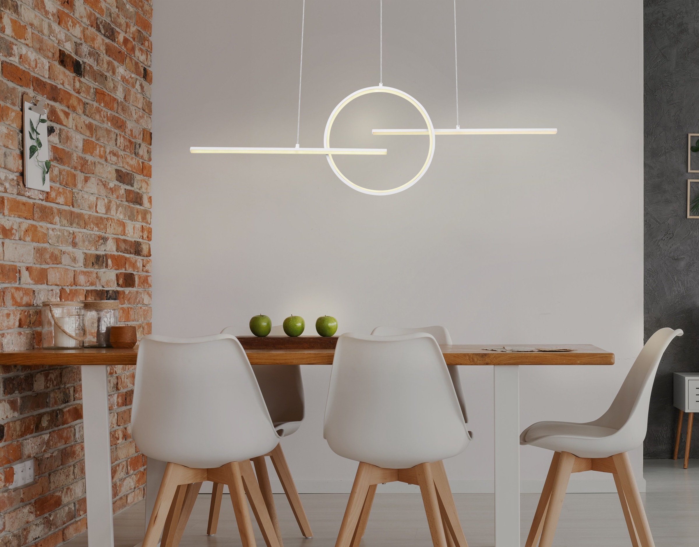 GLOBO LIGHTING Hängeleuchte »BARRAL« LED-Modul 1 Stk. warmweiß - kaltweiß H günstig online kaufen