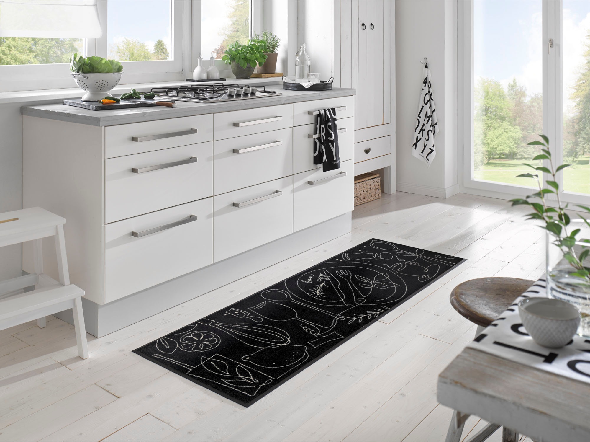 wash+dry by Kleen-Tex Läufer »Fine Dining«, rechteckig, 7 mm Höhe
