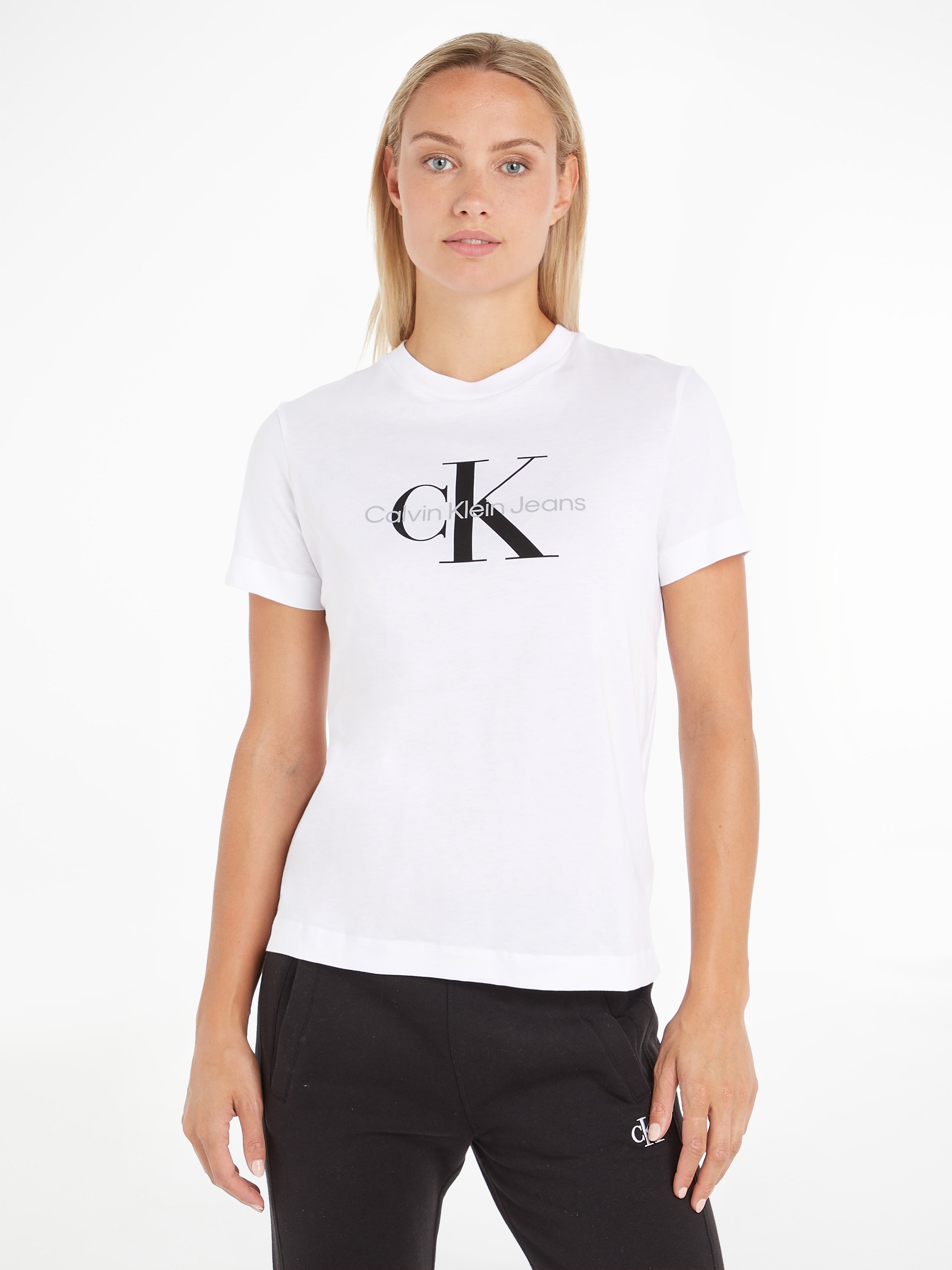 Calvin Klein Jeans Rundhalsshirt »CORE MONOGRAM REGULAR TEE«, mit Calvin Klein Jeans Monogramm