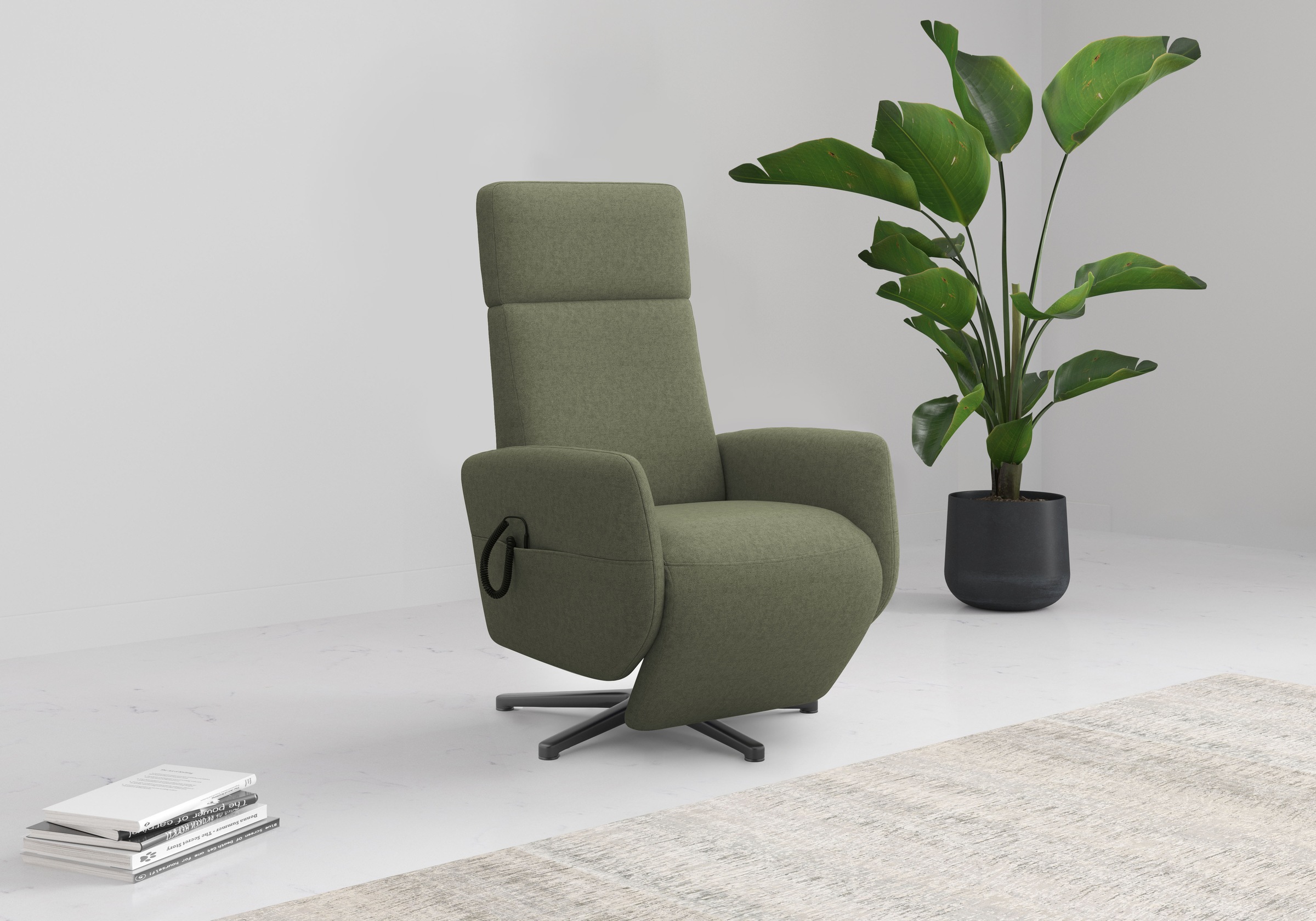 Home affaire TV-Sessel »Rochelle, inkl. Kopfteilverstellung & 360° Drehfunk günstig online kaufen