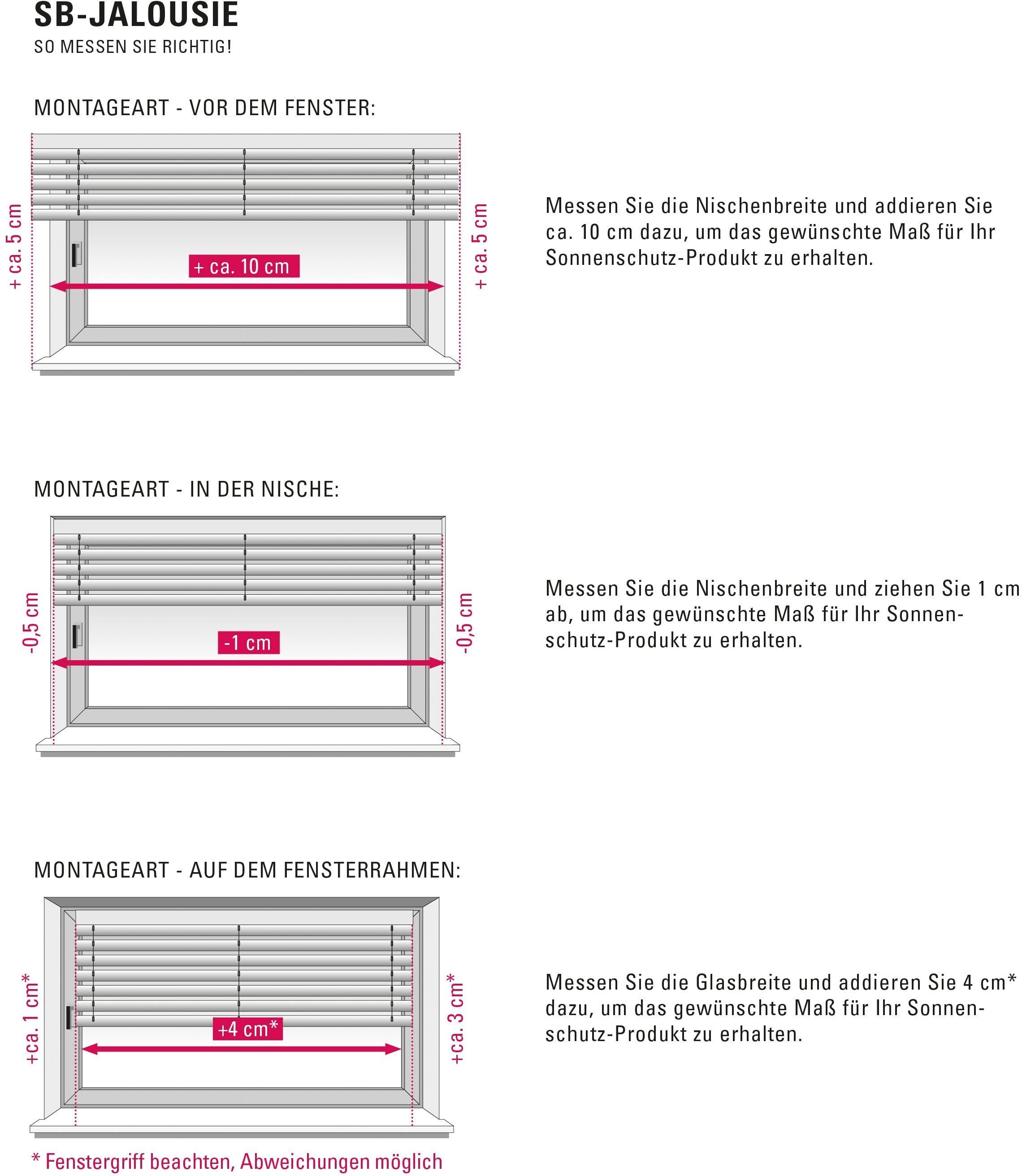 (1 passend farblich mm«, Jalousie schnell 25 Jalousiebänder St.), bequem GARDINIA bestellen und »Aluminium-Jalousie