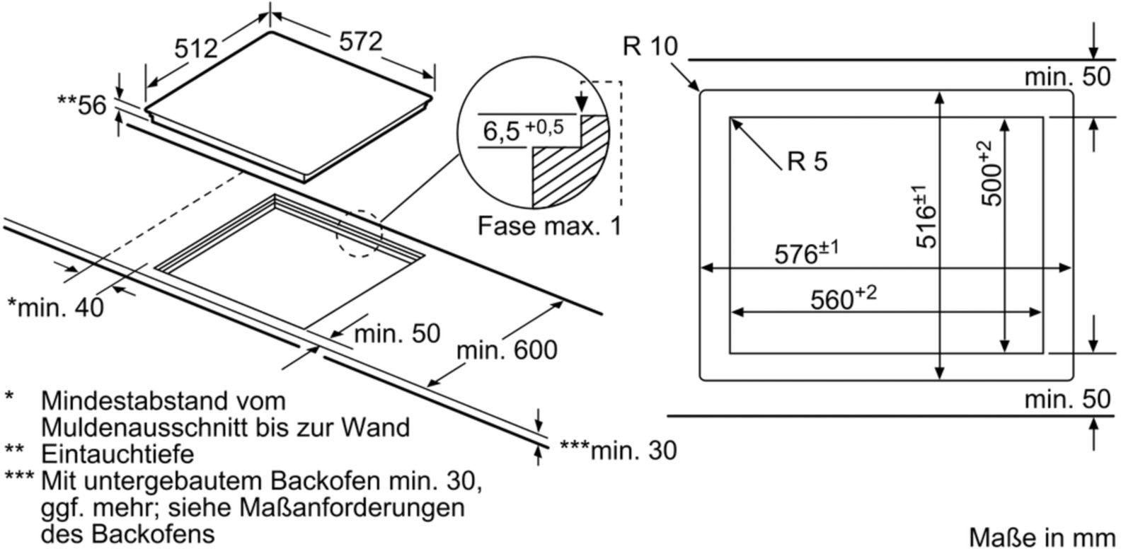 SIEMENS Induktions-Kochfeld von SCHOTT CERAN® »EH601LFC1E«