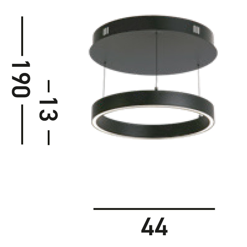 Searchlight LED-Hängeleuchte »Hängeleuchte Layla, 1-flammig«, 1 flammig, Leuchtmittel LED-Modul | LED fest integriert, Höhenverstellbar auch in Betrieb