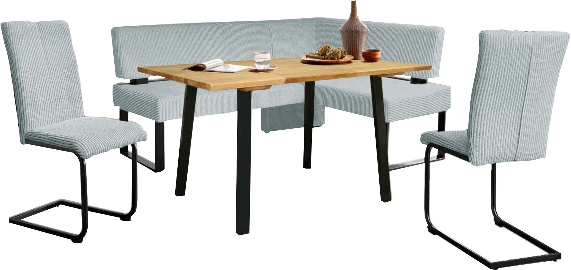 Home affaire Eckbankgruppe »Oliver« Set, 4-tlg, 4 Stk. tlg. Eckbank mit Wel günstig online kaufen