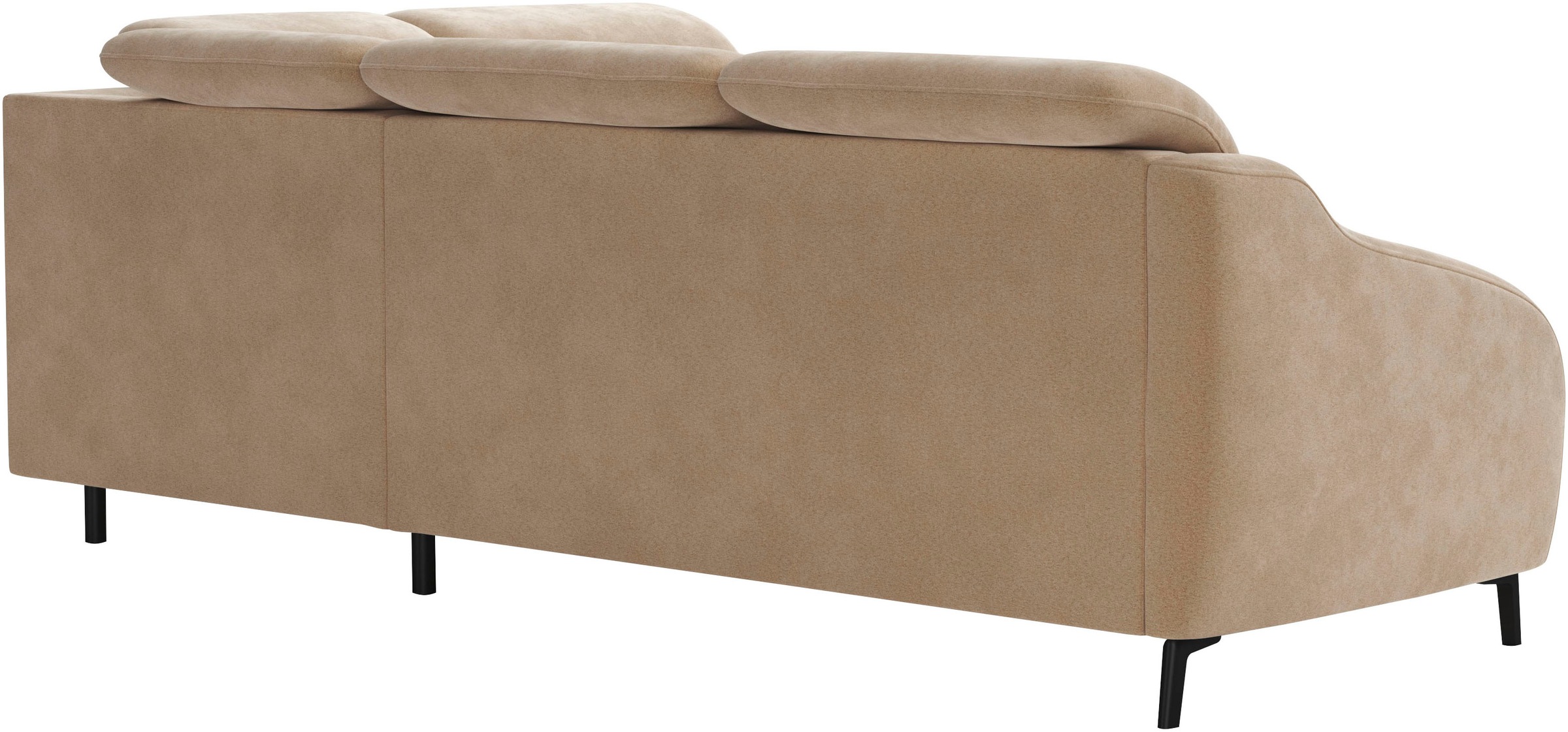 sit&more Ecksofa »Blues L-Form«, wahlweise mit Klapptisch und USB
