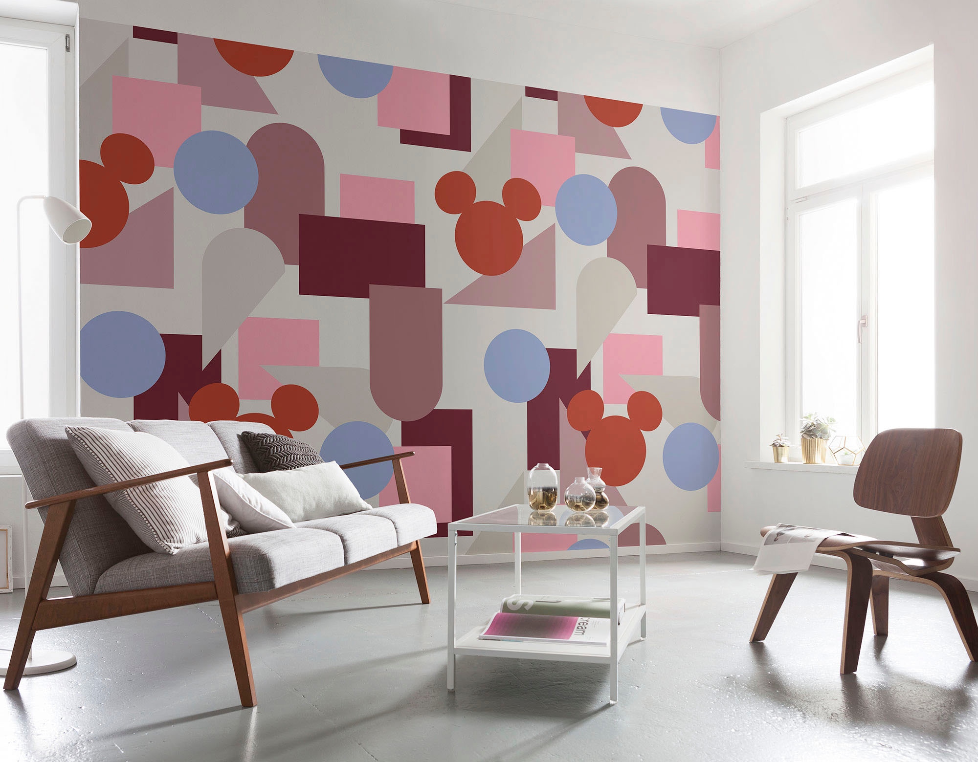 Komar Vliestapete »Digitaldruck Vlies - Colourful Mickey - Größe 400 x 250 cm«, bedruckt, Kinderzimmer