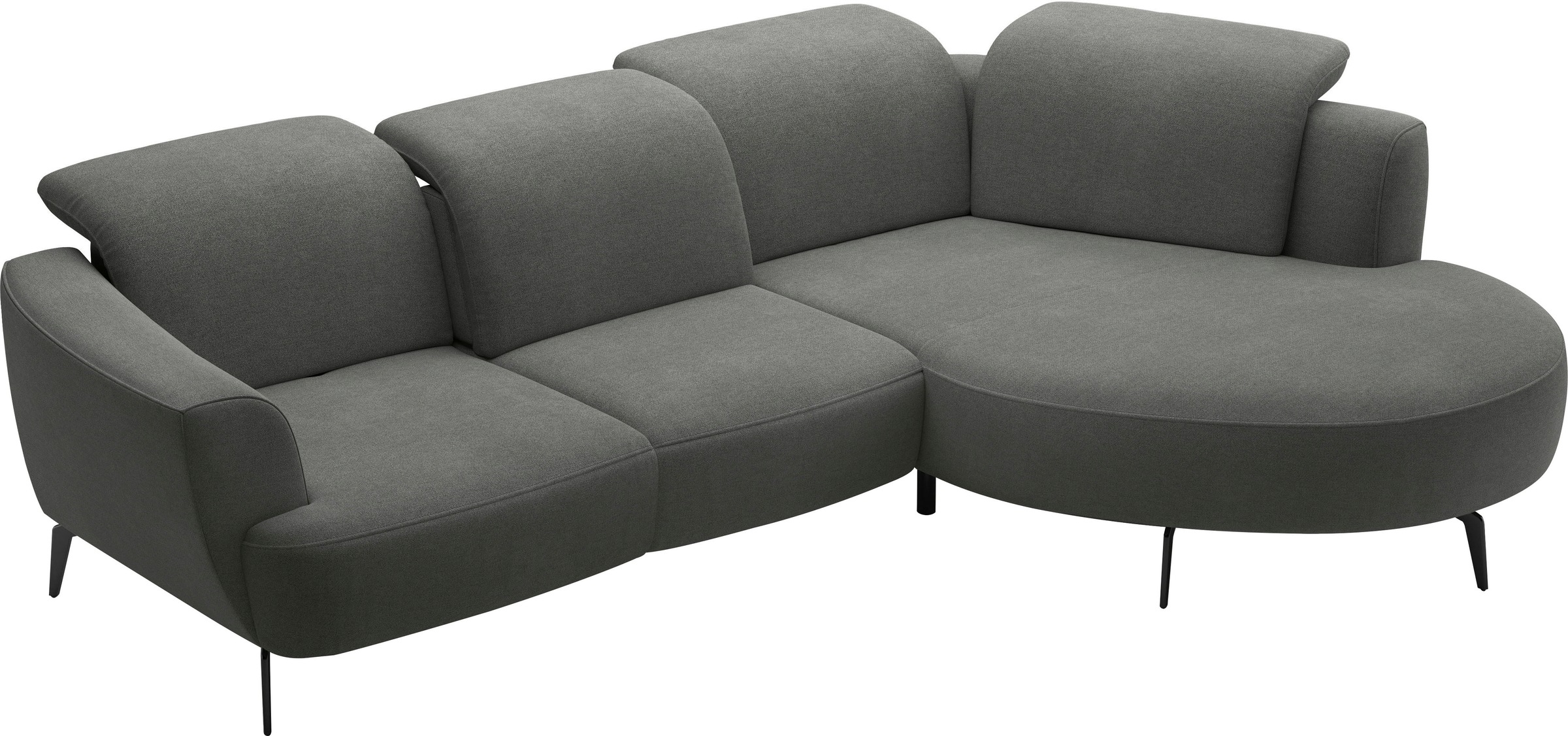 sit&more Ecksofa »Zoe«, ink.Sitztiefenverstellung, wahlweise mit Kopfteilverstellung