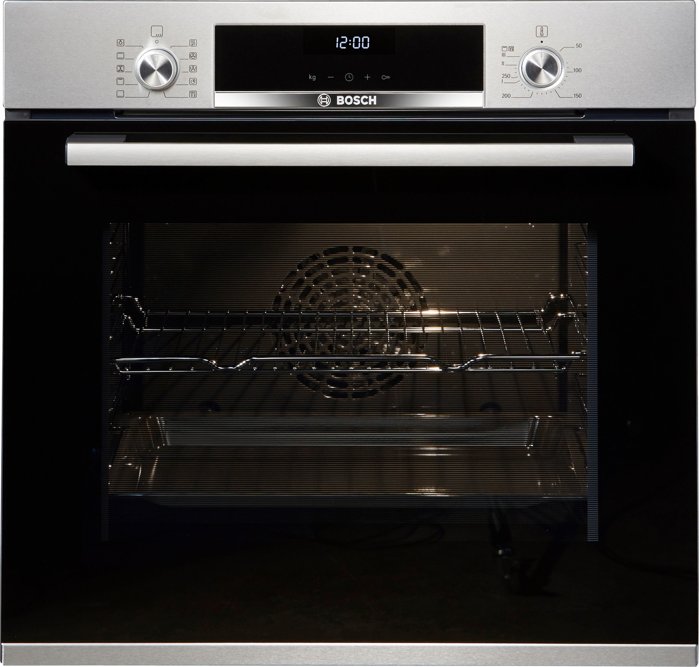 3. Bild von BOSCH Einbaubackofen »HBA537BS0«, Serie 6, HBA537BS0, mit Teleskopauszug nachrüstbar, ecoClean Direct