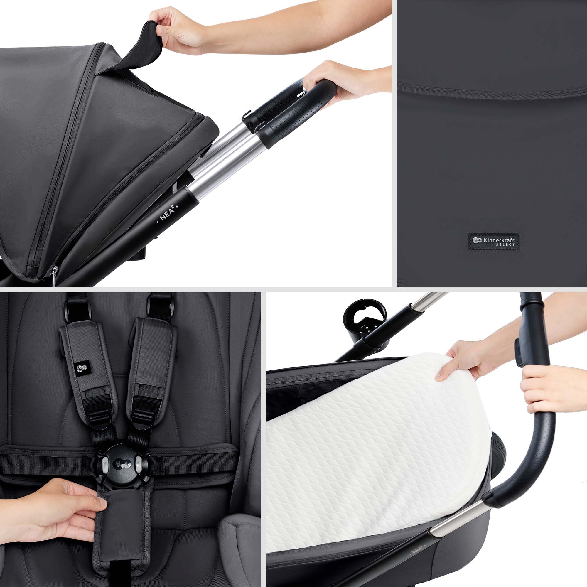 Kinderkraft Kombi-Kinderwagen »NEA 2 2in1« 27 kg