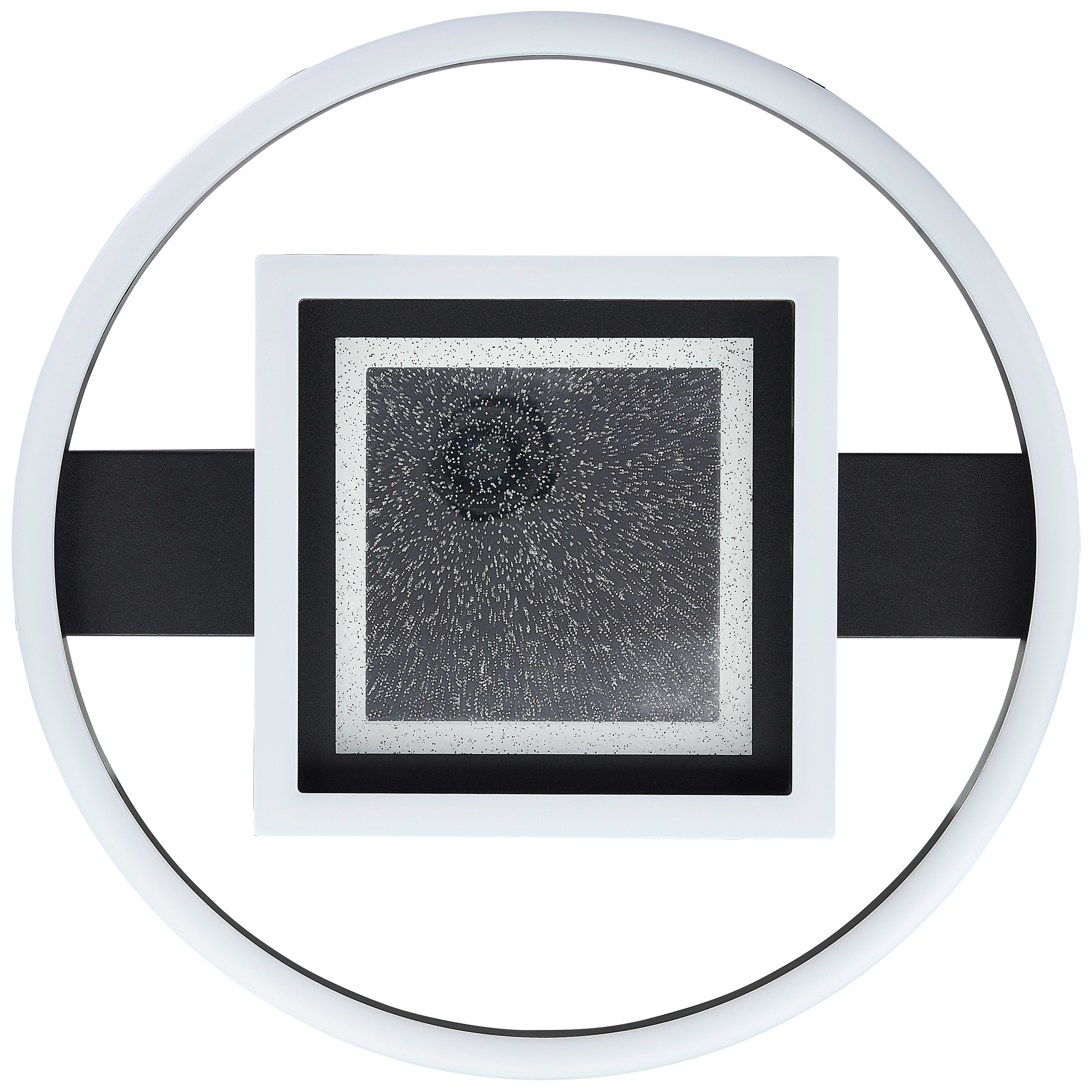 BreLight LED Deckenleuchte »Queens«, 37 x 37 cm, 3500 lm, 3000 K, Glitzeref günstig online kaufen
