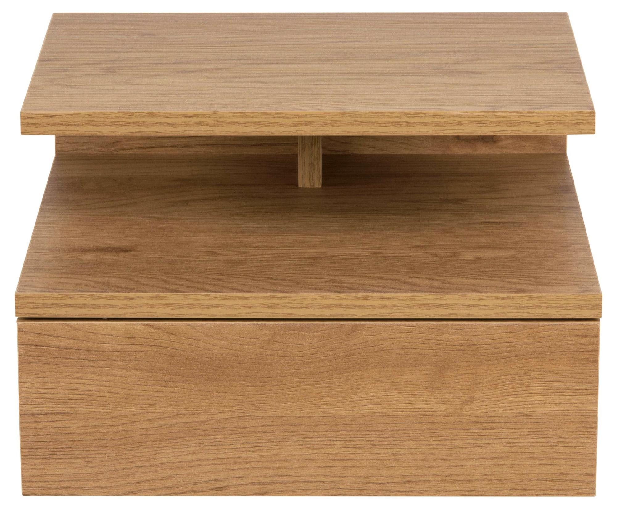 ACTONA GROUP Nachttisch »Ashlan Nachtkommode«, Nachtschrank, wandmontiert, 1 Schublade, 1 Fachboden, Metallschienen