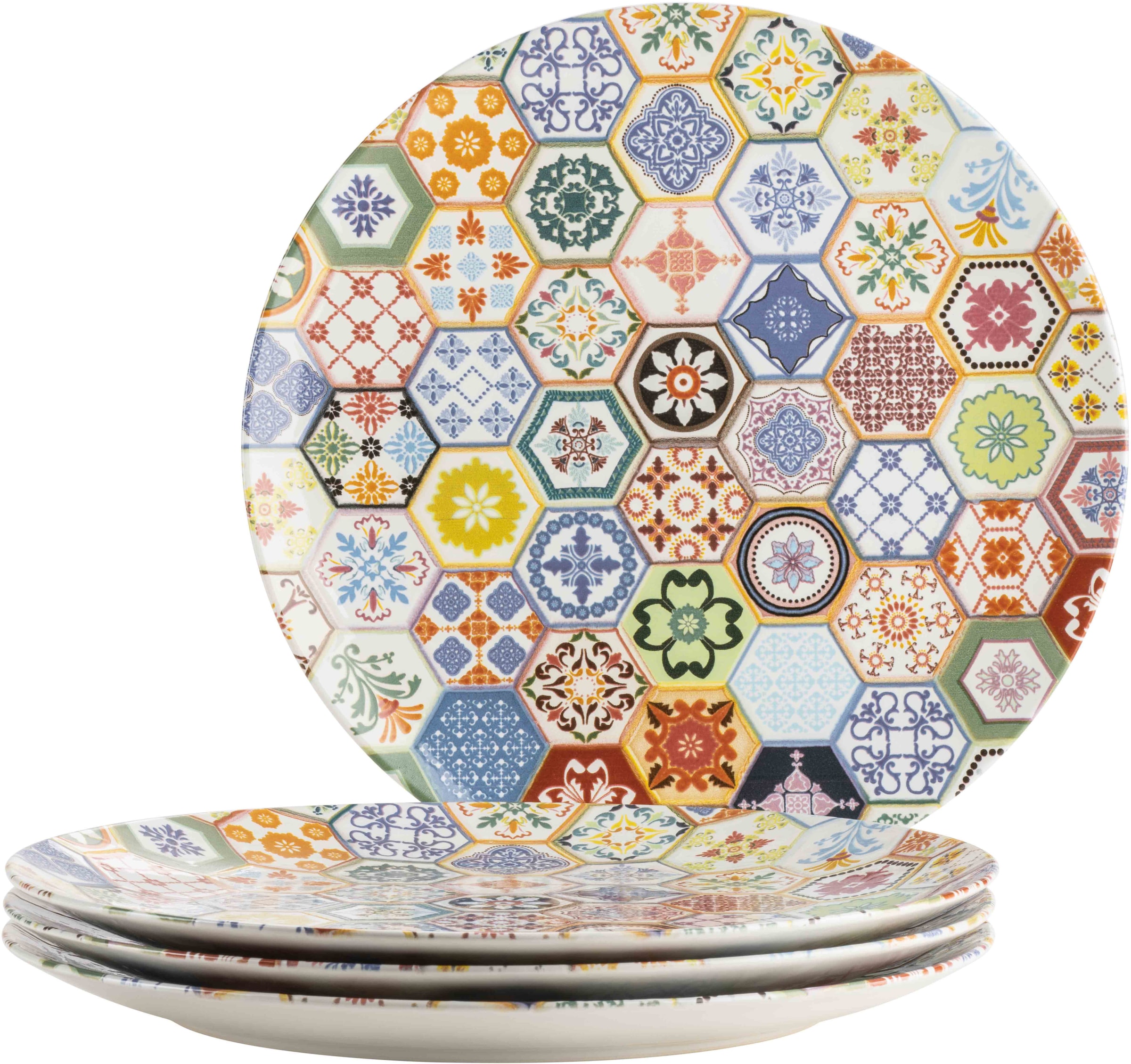 MÄSER Platzteller »Platzteller-Set Amarante, Steinzeug« günstig online kaufen