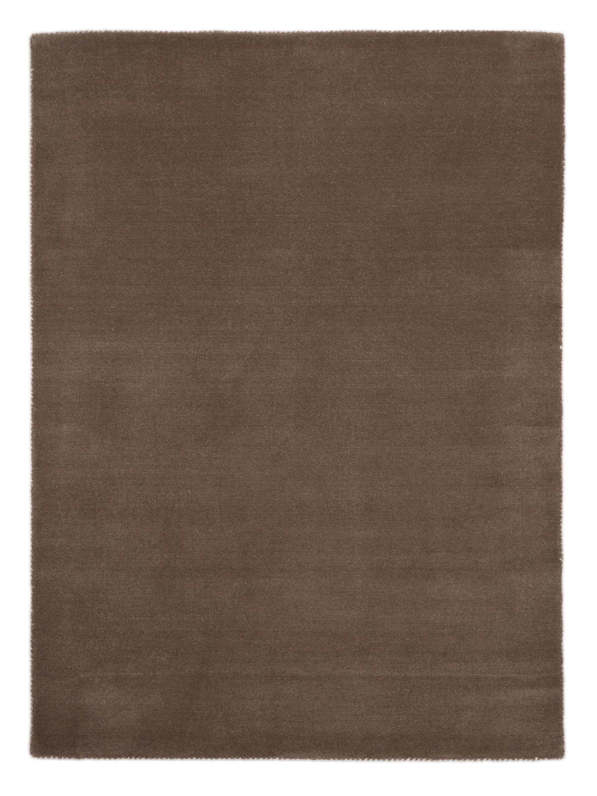 carpetfine Wollteppich »Gabbeh Lola Uni«, rechteckig, 14 mm Höhe, mit natür günstig online kaufen