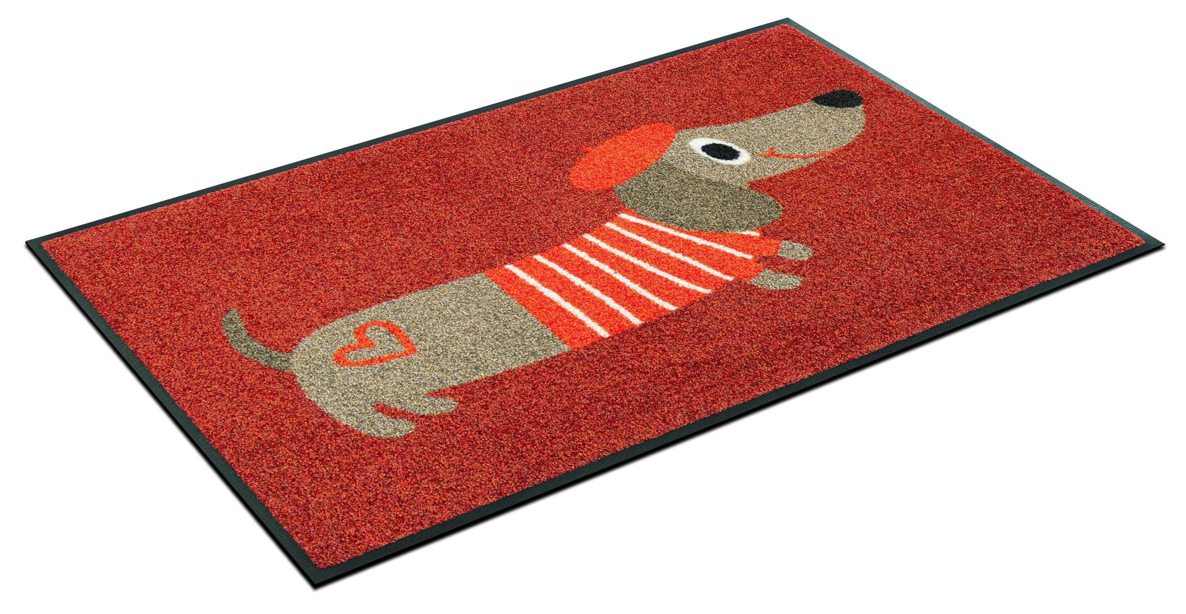 wash+dry by Kleen-Tex Fußmatte »Monsieur Chien« rechteckig 7 mm Höhe