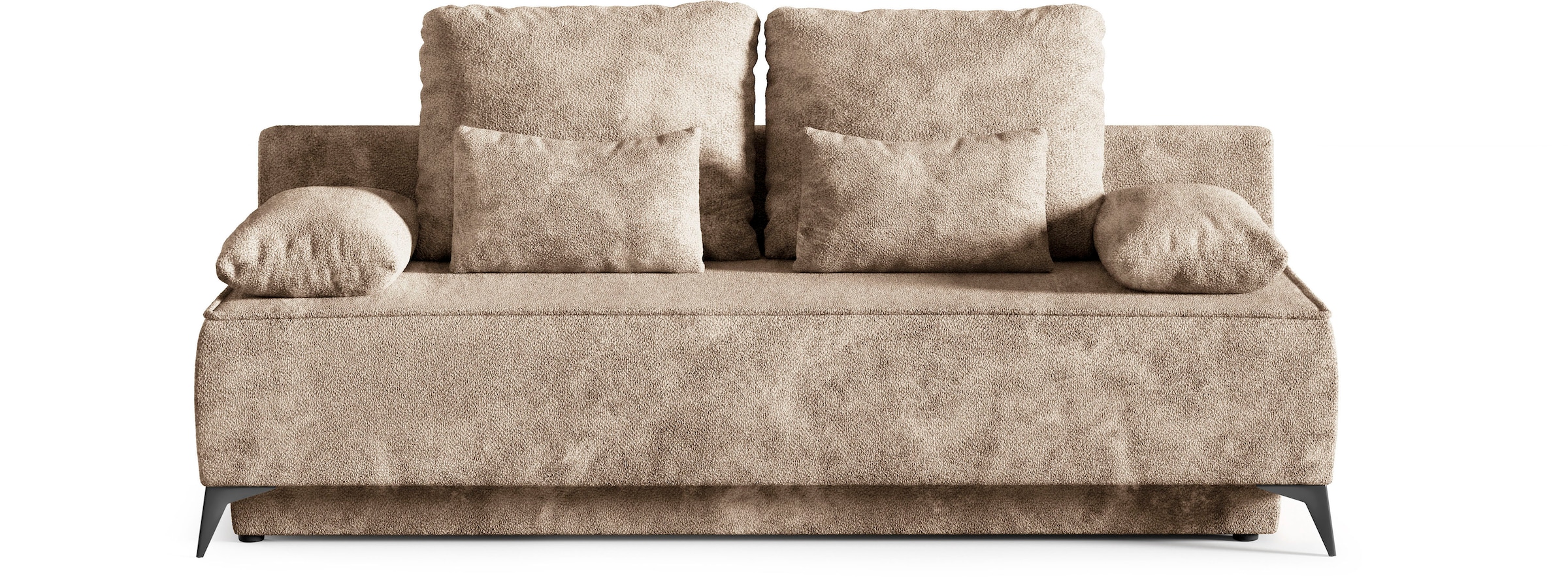 WERK2 Schlafsofa »Indira«, 2-Sitzer Sofa & Schlafcouch mit Bettkasten