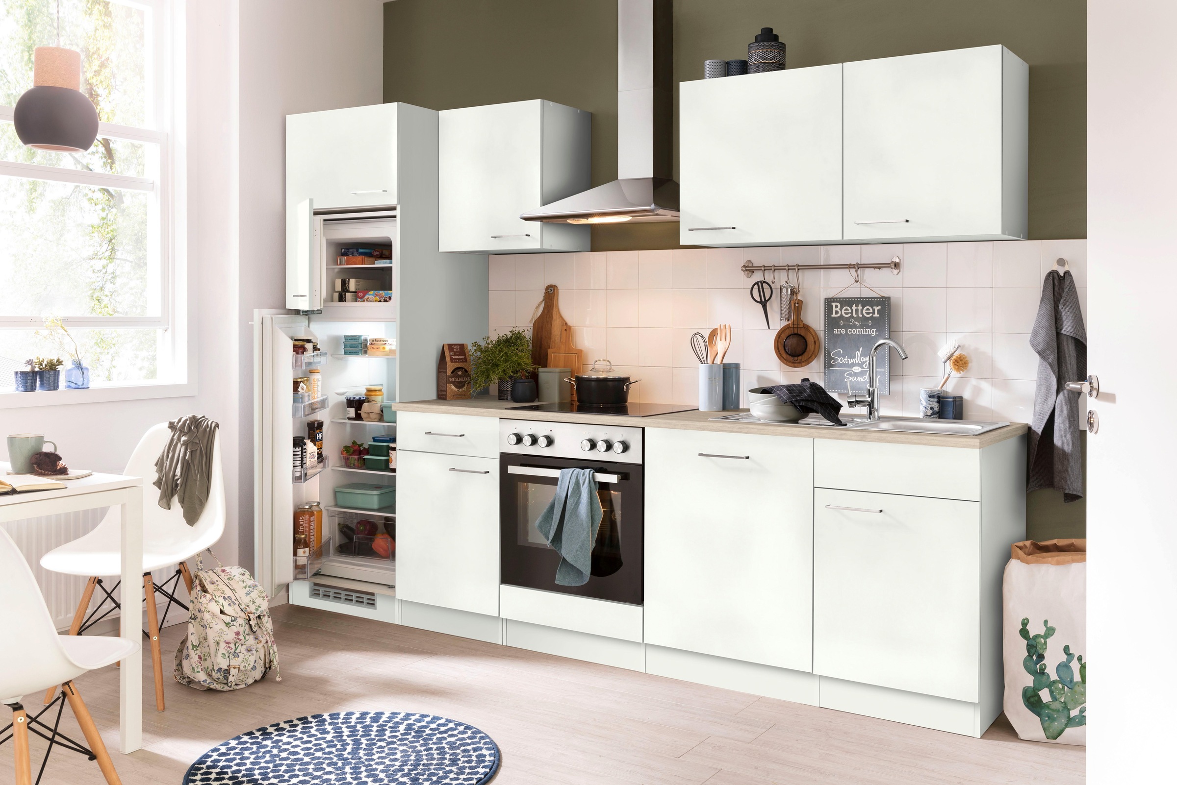 wiho Küchen Küchenzeile »Zell«, mit online bestellen cm Breite 280 E-Geräten