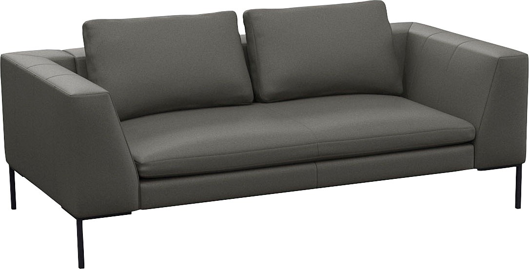 FLEXLUX 2,5-Sitzer »Loano«, modernes Sofa, frei im Raum stellbar, lose Kissen, Kaltschaum im Sitz