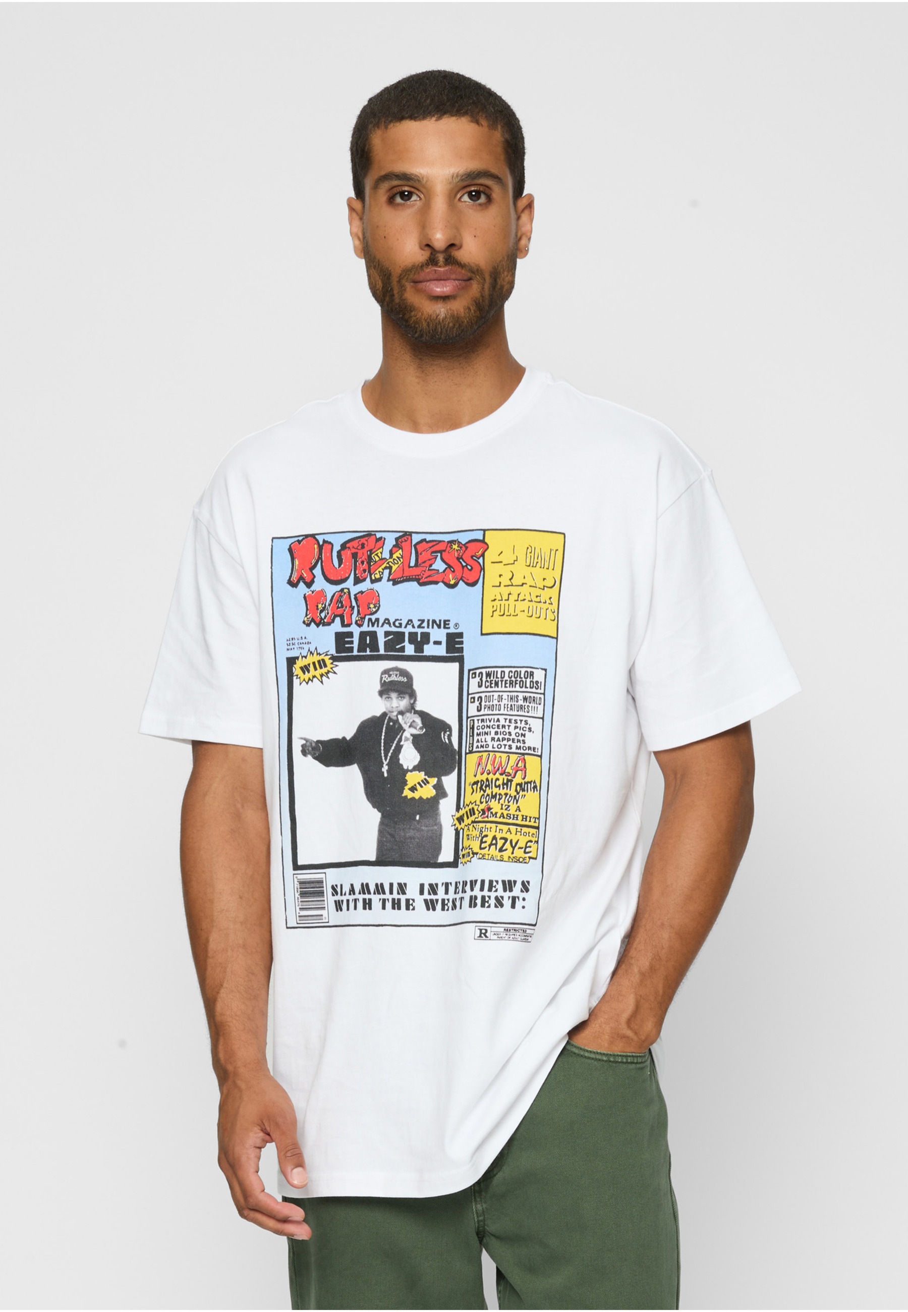 Merchcode T-Shirt »Merchcode Herren Eazy-E RAP Magazine Oversize Tee« 1 Stk.