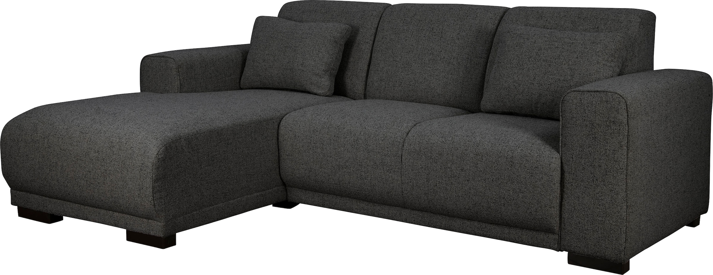 Home affaire Ecksofa »BORNHOLM L-Form mit Recamiere, Maße B/T/H: 234/162/85 cm«, Recamiere links oder rechts bestellbar, Wellenfederung, inkl. 2 Kissen