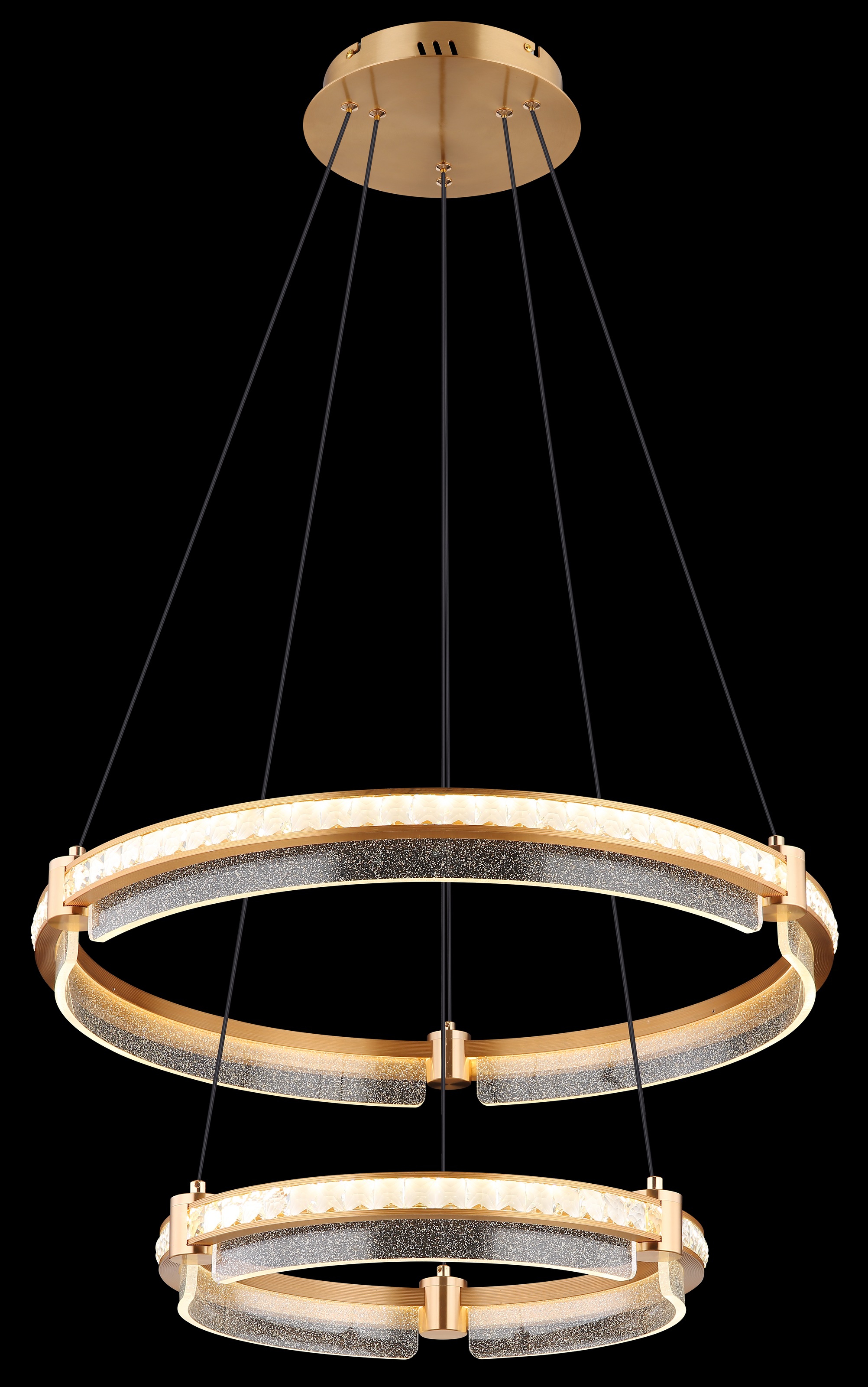 GLOBO LIGHTING LED Pendelleuchte »BLONDIE«, Leuchtmittel LED-Modul | LED fest integriert, Hängelampe/Hängeleuchte/Wohnzimmer/Esstisch/elegant