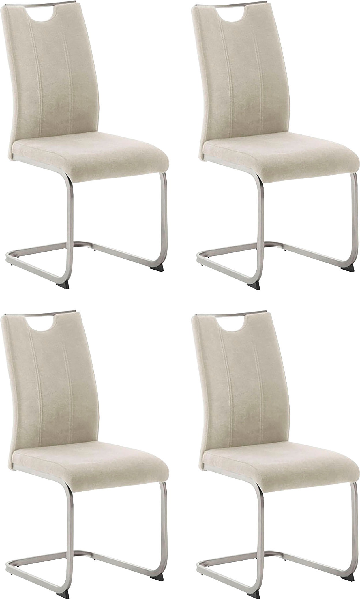 MCA furniture Freischwinger »MCA TERESINA Schwingstuhl mit Griffloch«, Fein günstig online kaufen